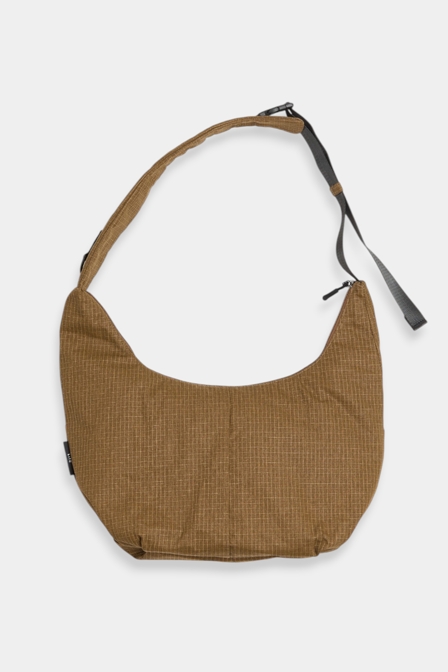 城市旅趣 大容量格紋肩背包