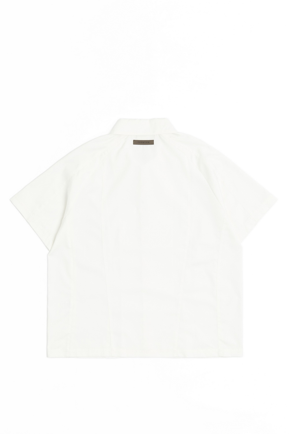 PREMIUM 拼接設計短袖襯衫