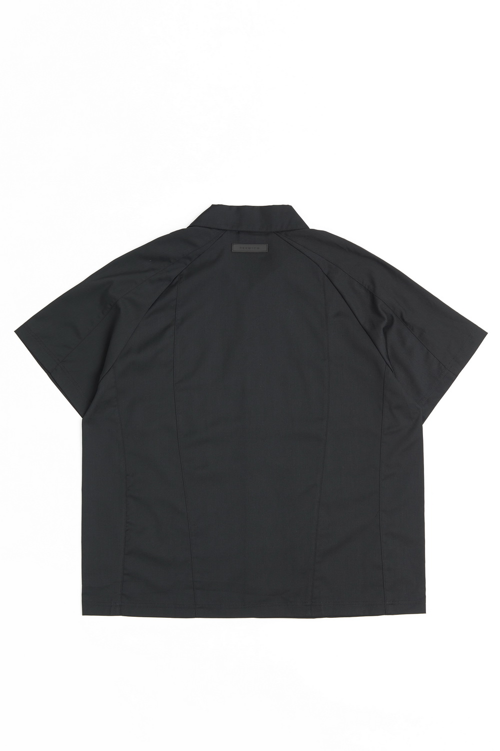 PREMIUM 拼接設計短袖襯衫