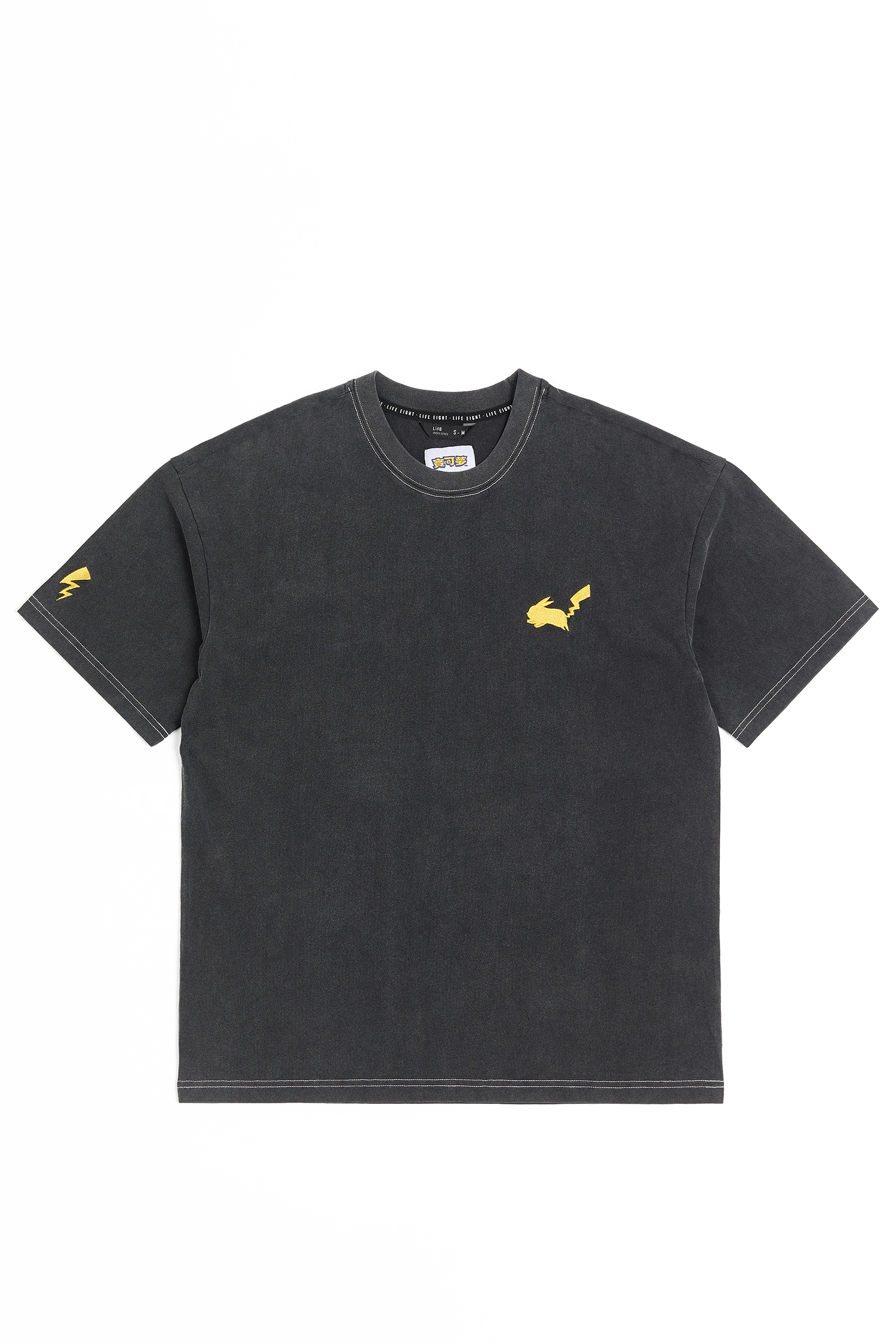 寶可夢 皮卡丘 水洗棉短袖上衣