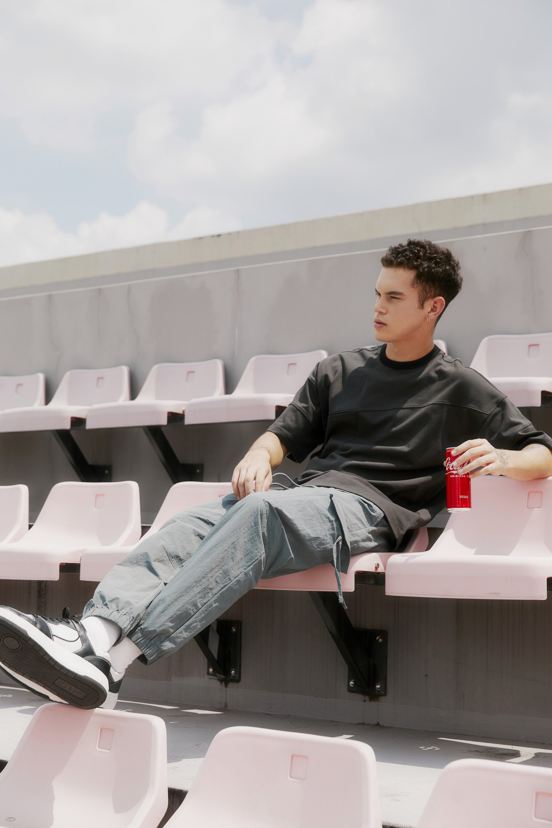 Life8 明線設計 拼接短袖上衣