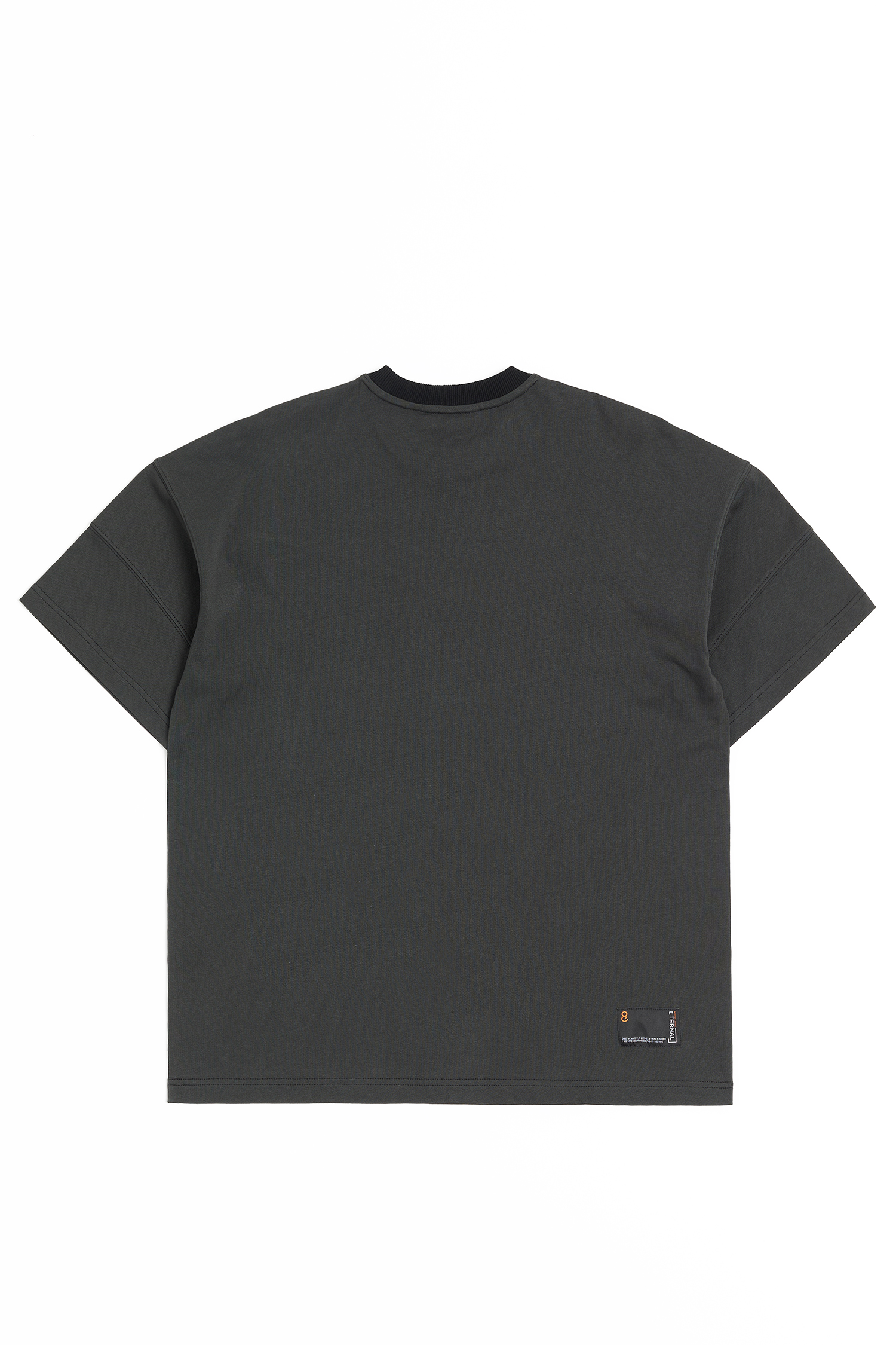 Life8 明線設計 拼接短袖上衣