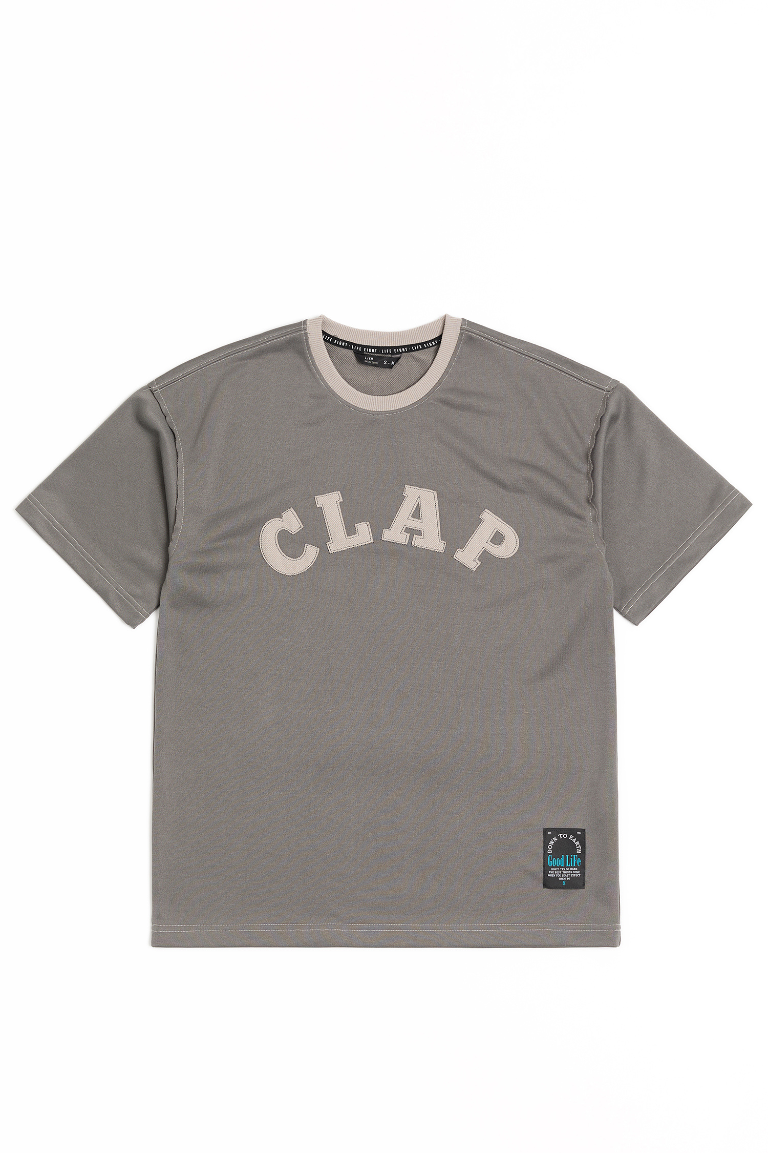 Life8 拍手鼓舞 貼布繡短袖上衣