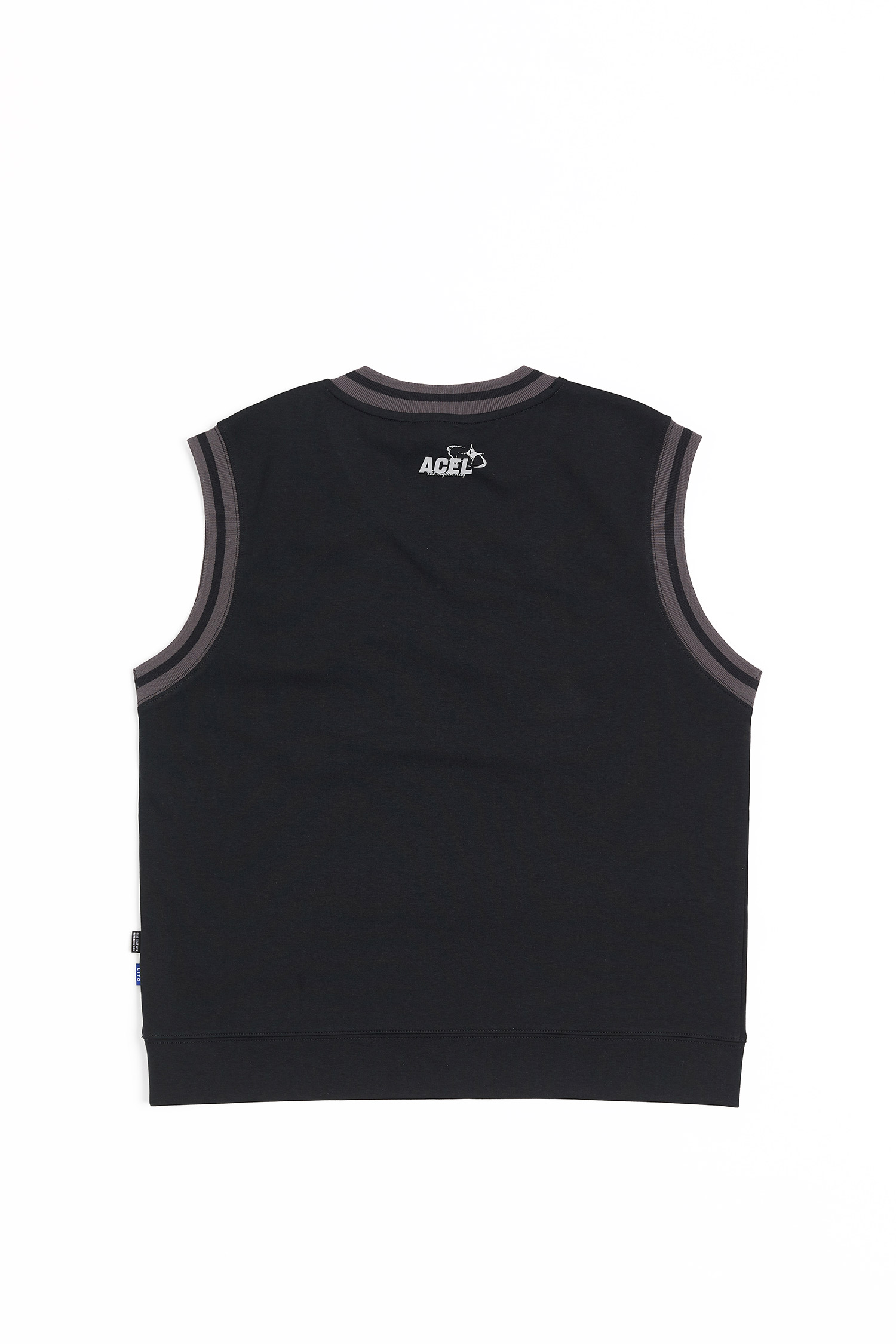 Life8 美式條紋領 無袖背心