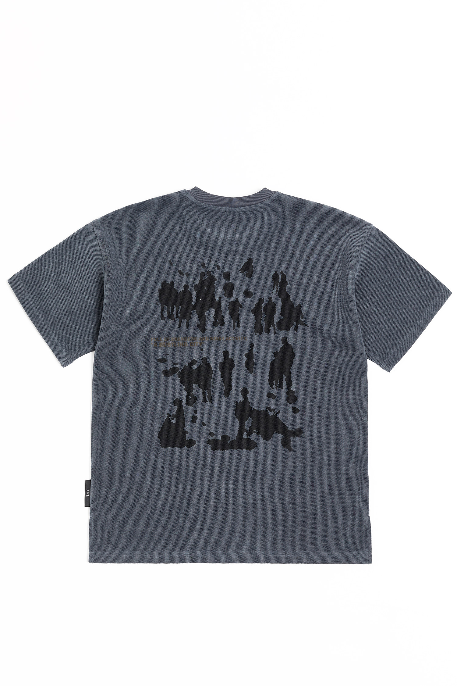 Life8 針織印花 短袖上衣