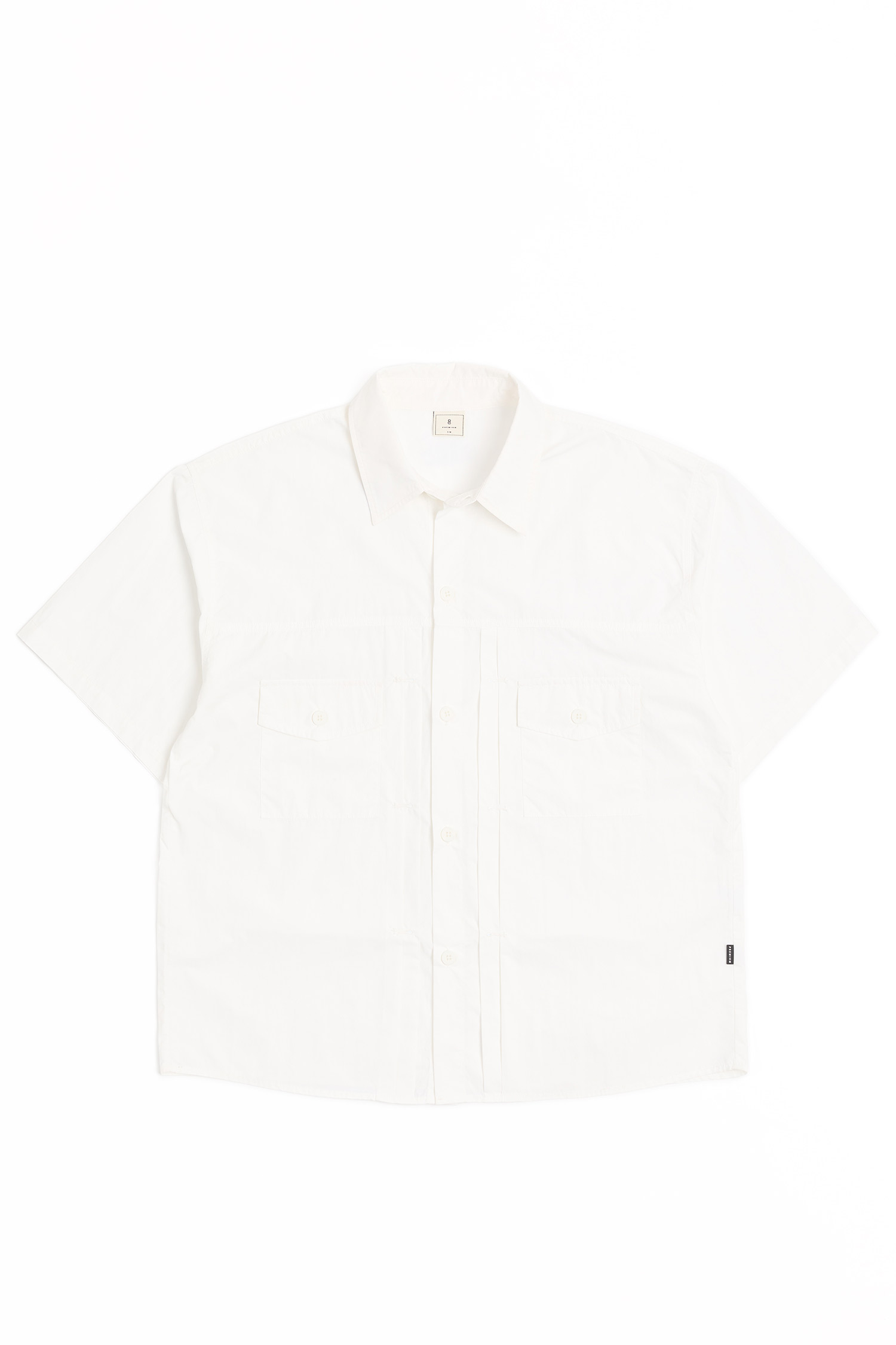 PREMIUM 雙門襟口袋短袖襯衫