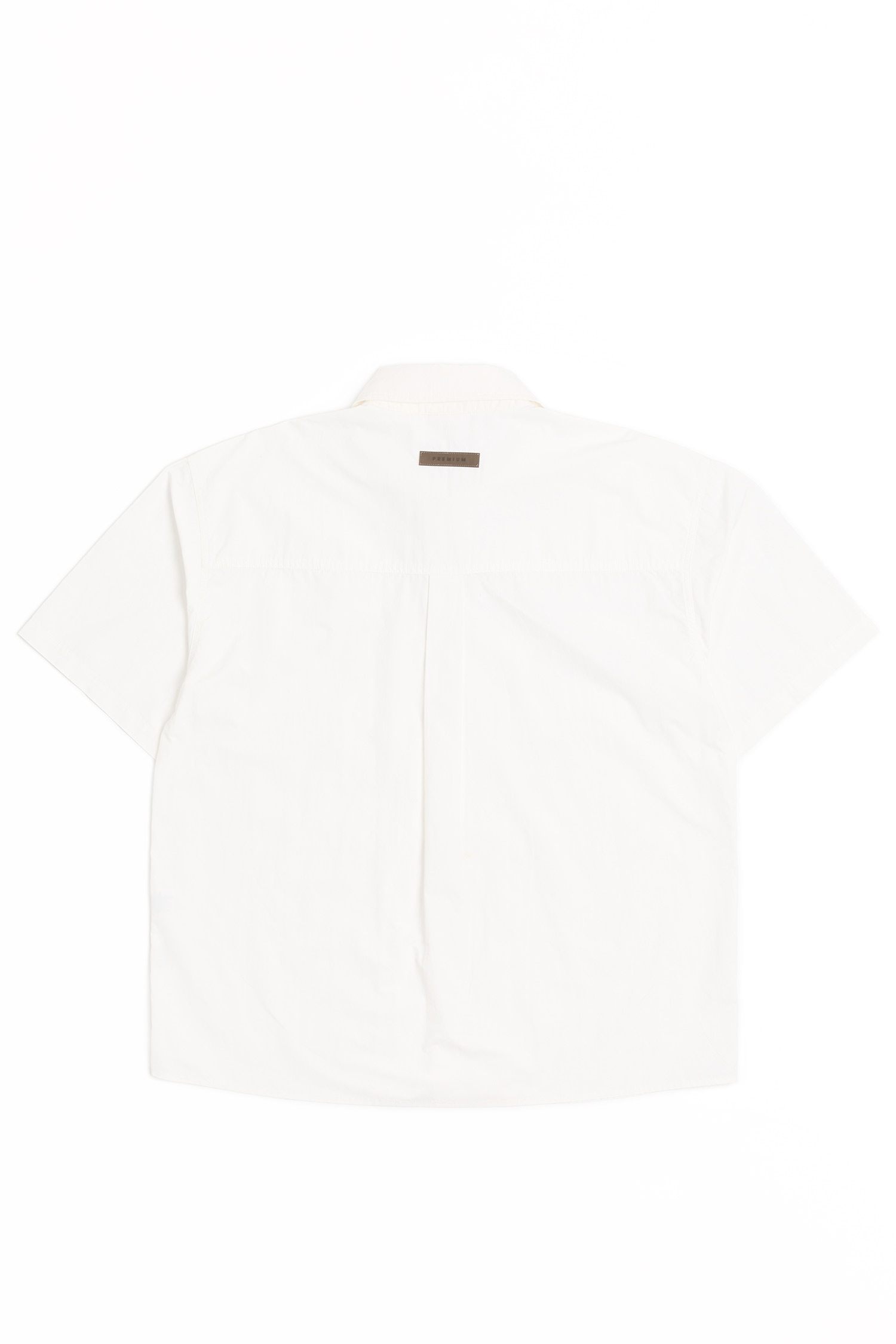 PREMIUM 雙門襟口袋短袖襯衫