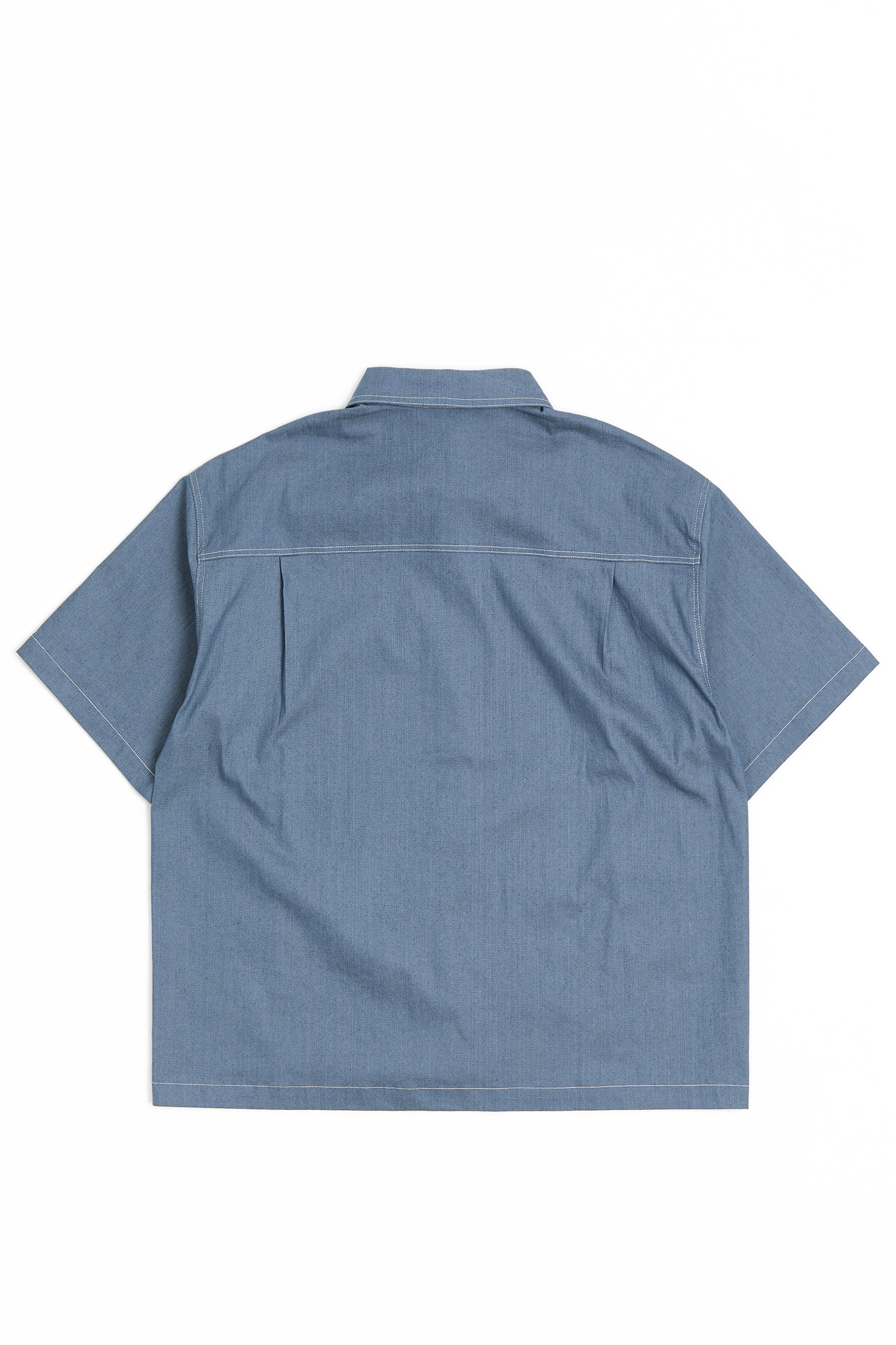 Life8 雙線打摺 短袖襯衫