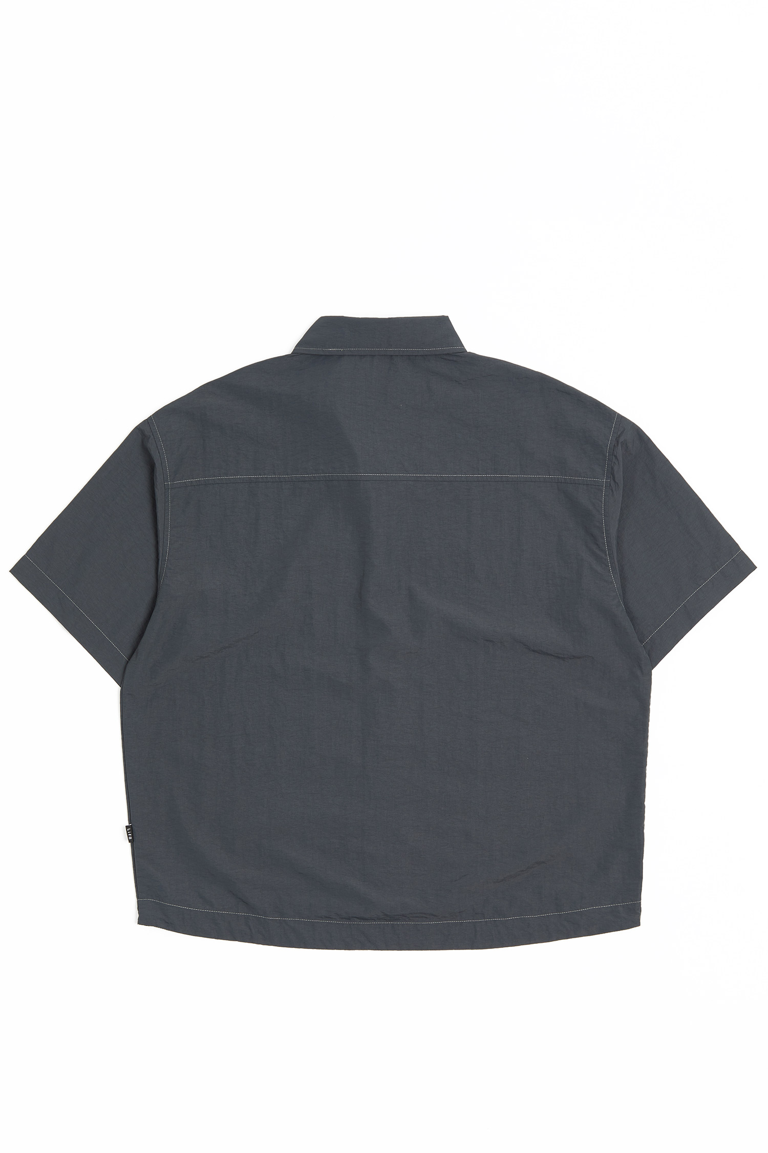 Life8 韓系可束下襬 短袖襯衫