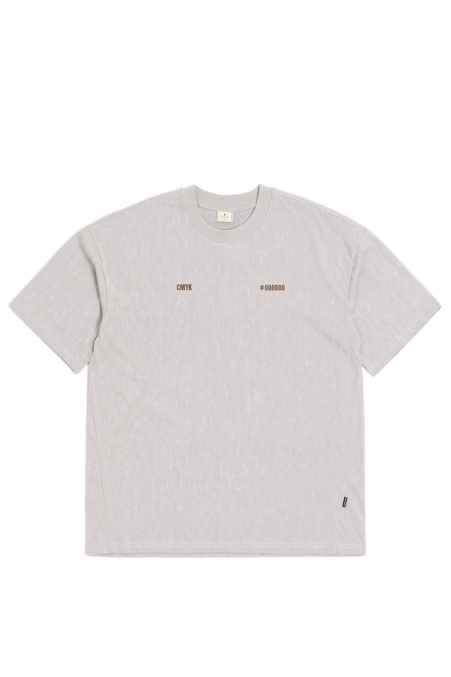 PREMIUM 水洗感電繡短袖上衣