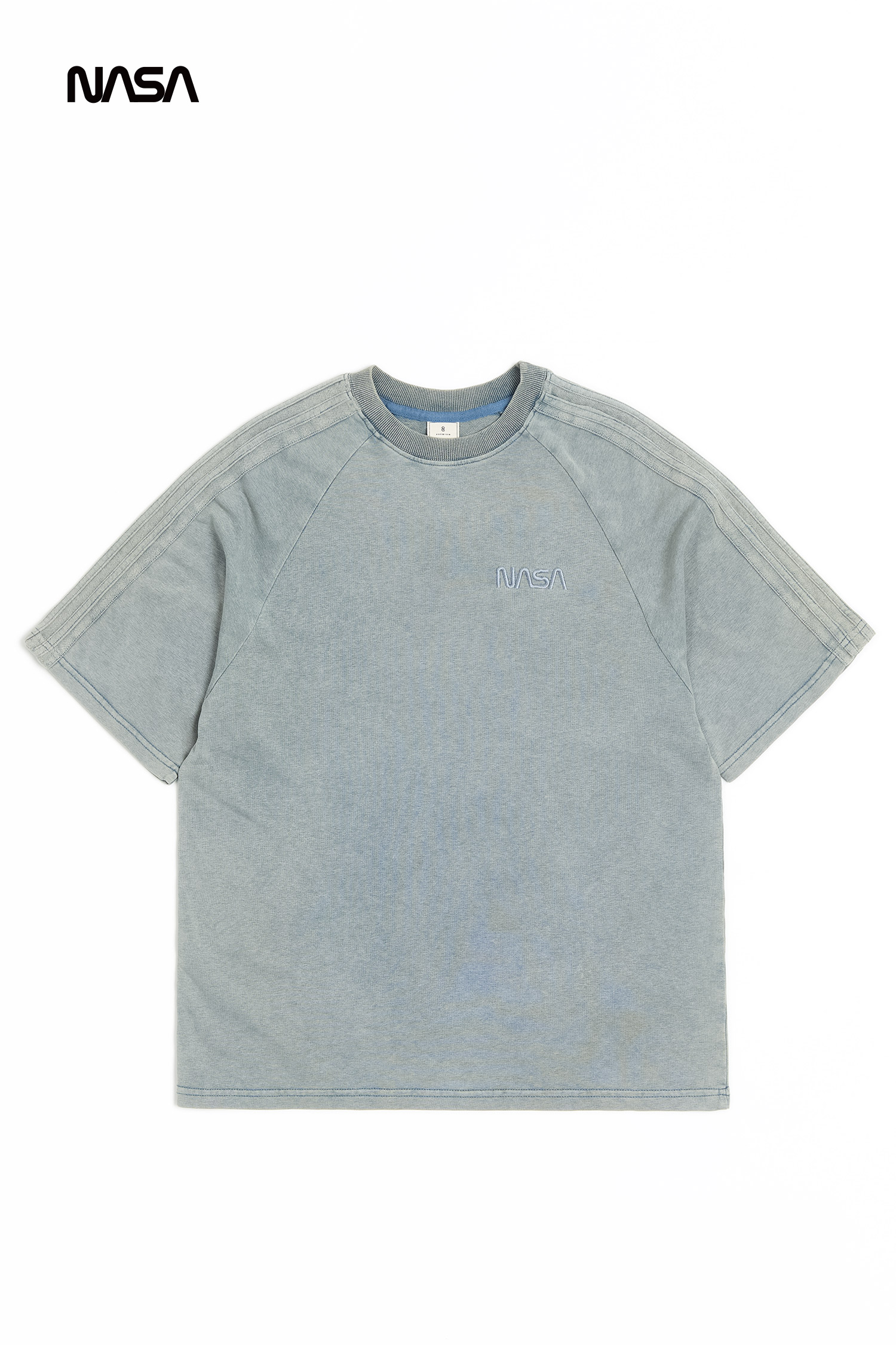 太空系列 仿舊電繡短袖上衣