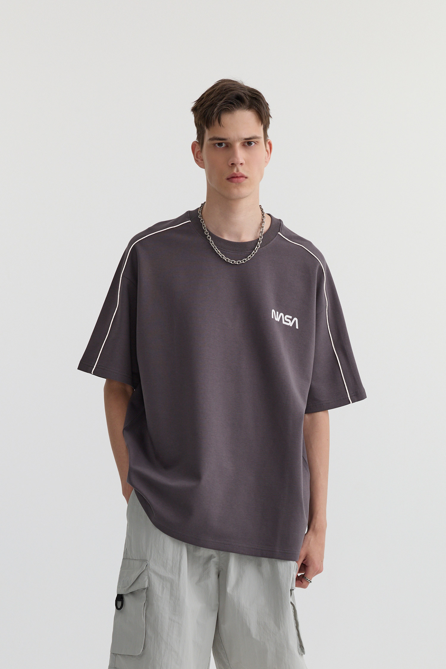 太空系列 極光映像短袖上衣