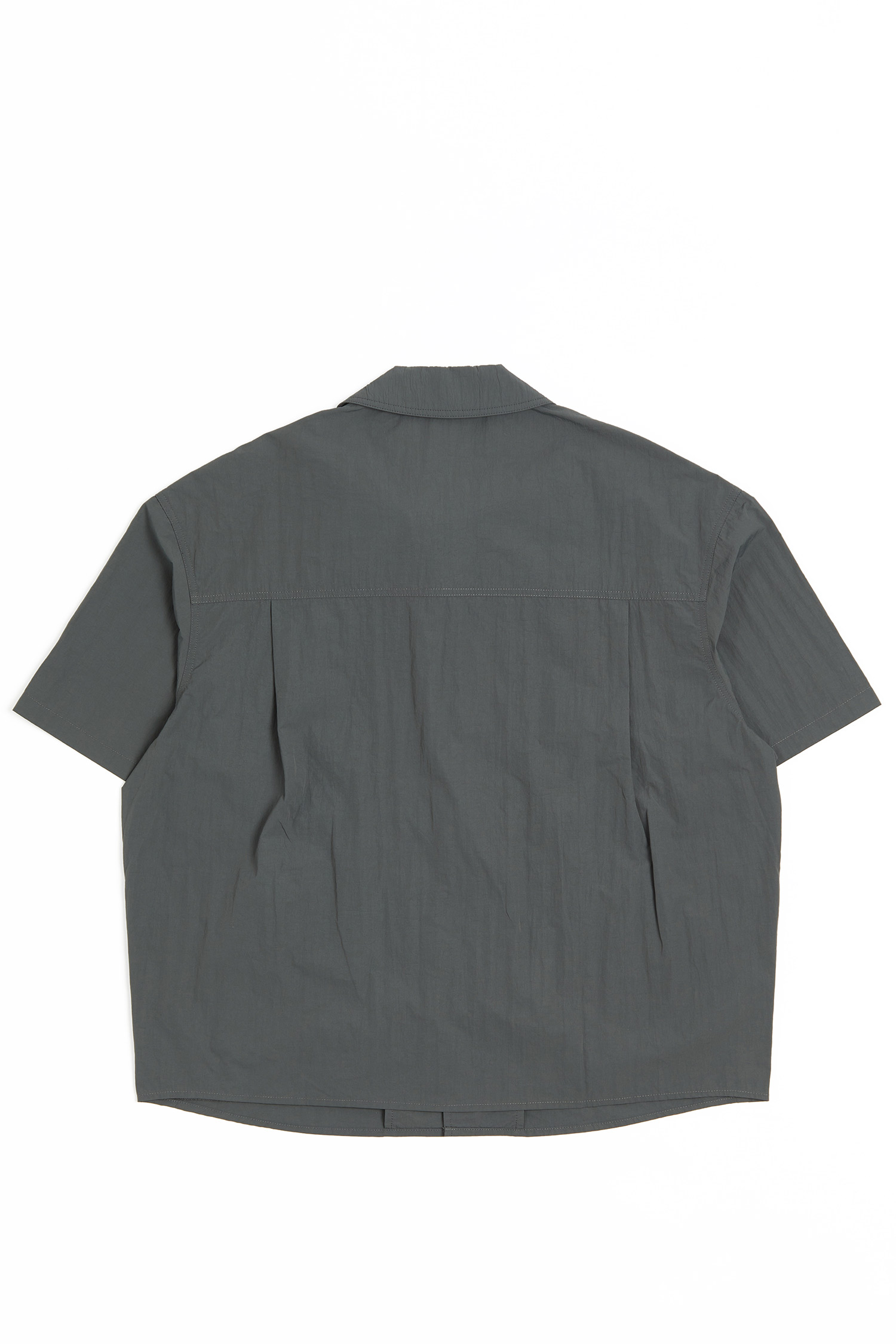 太空系列 剪接設計短袖襯衫