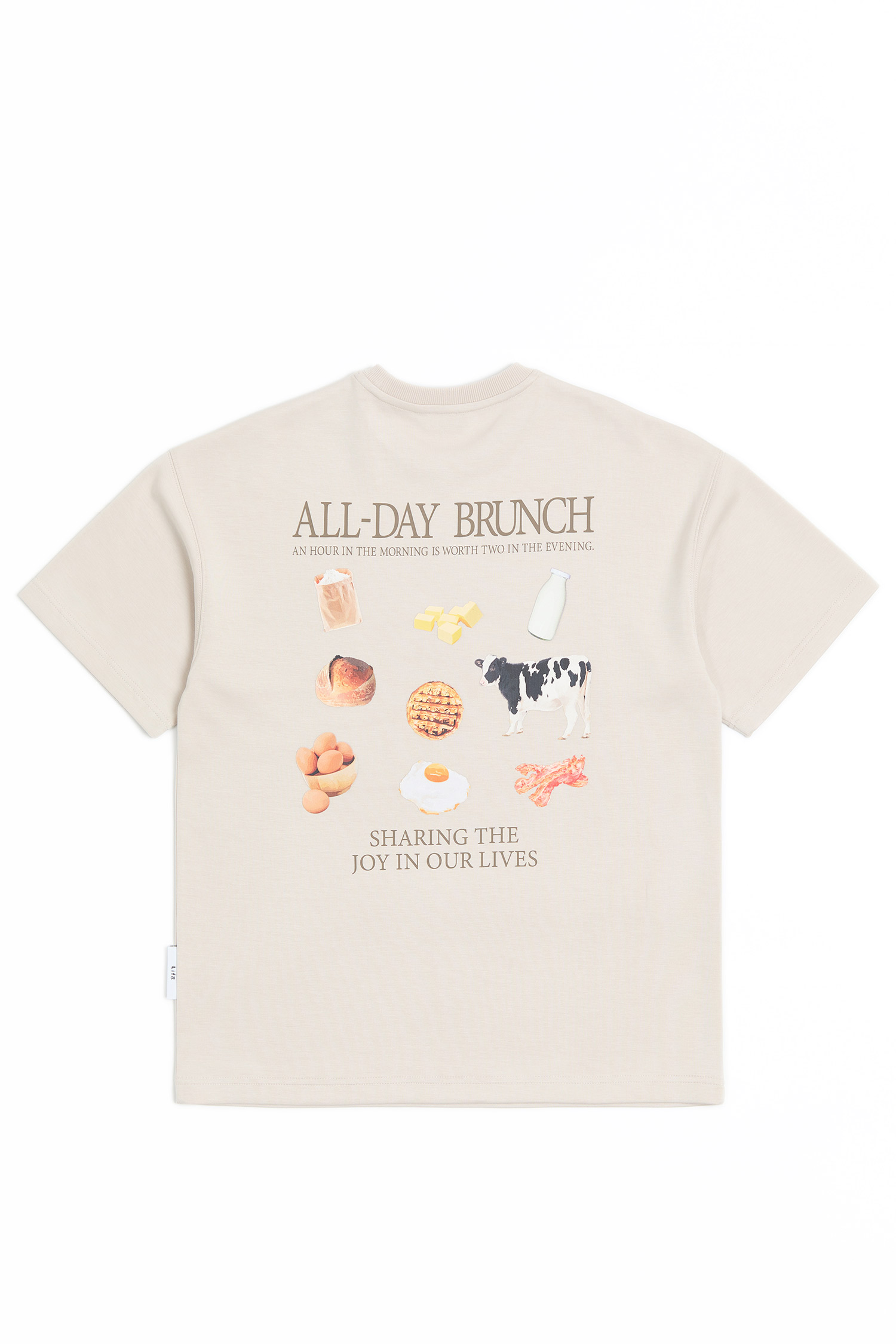 Life8 晨時烘培 太空棉短袖上衣