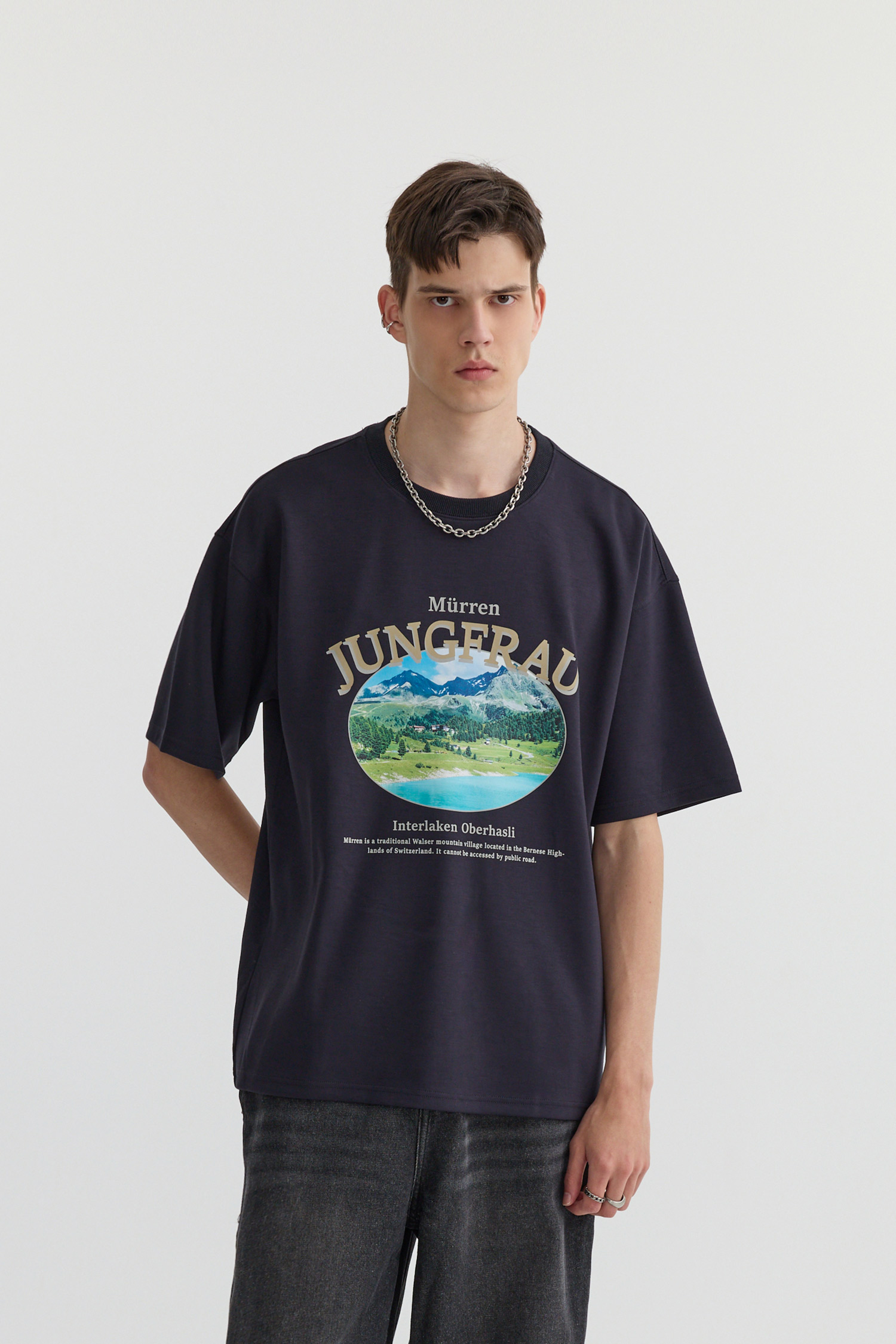 Life8 山間漫步 太空棉短袖上衣