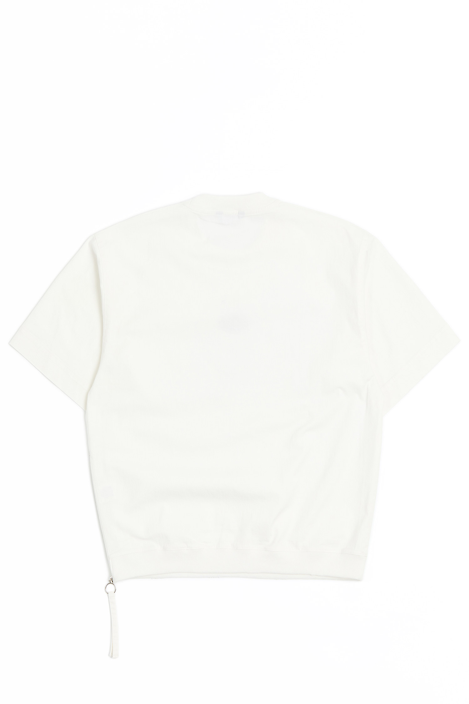 Life8 斜紋側開拉鍊 短袖上衣