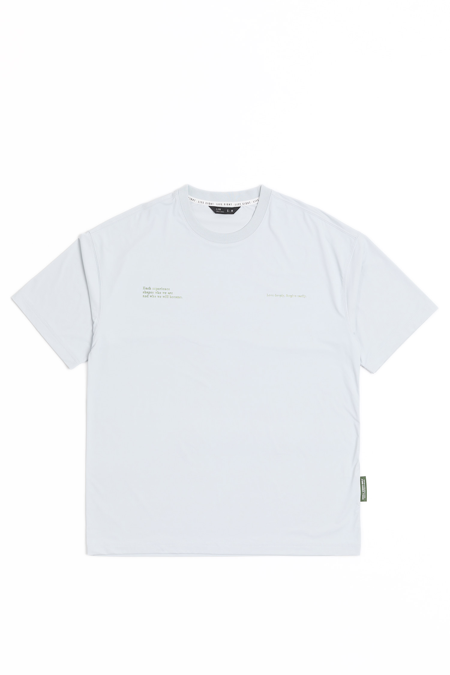 Life8 冰肌涼感 勵志語短袖上衣