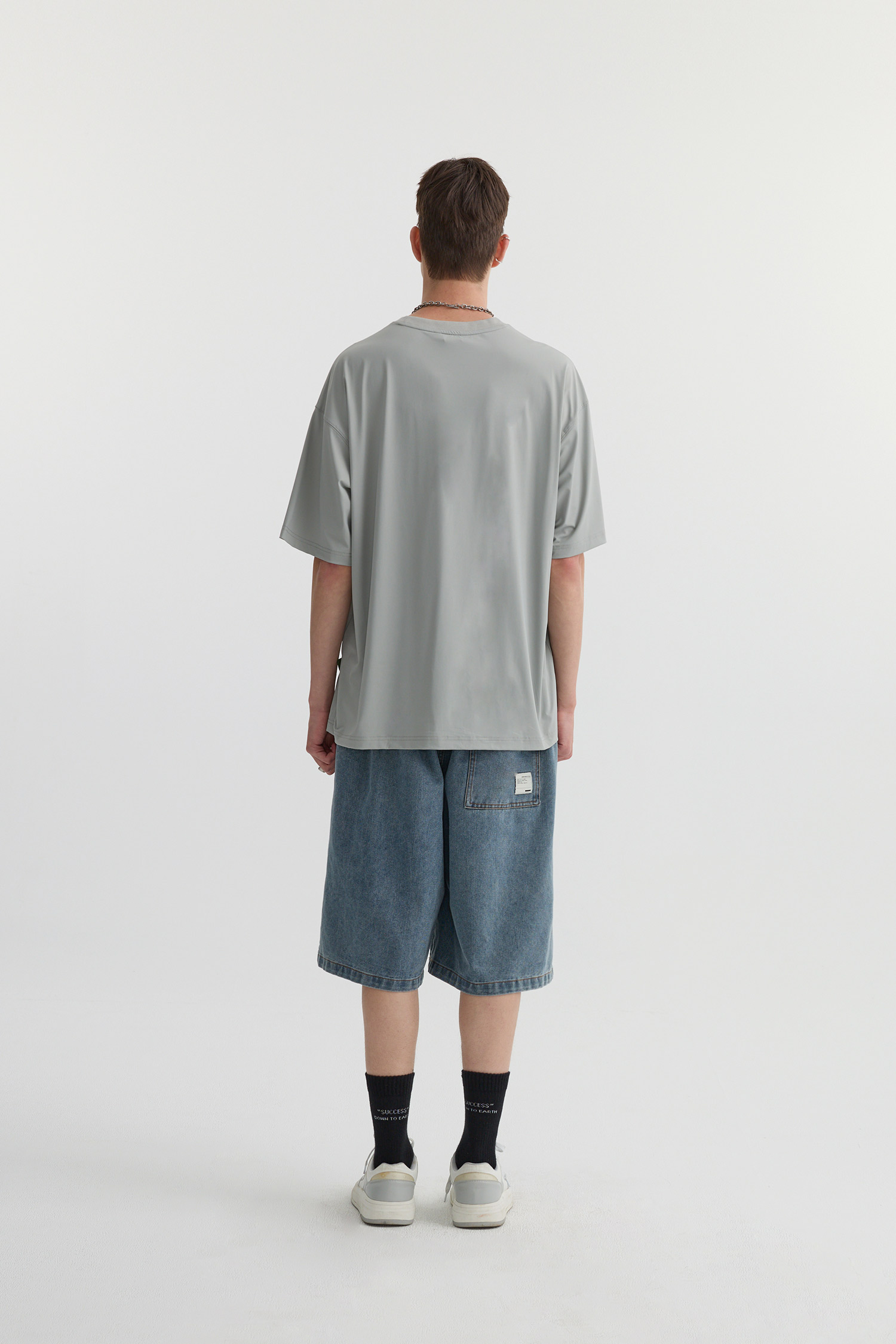 Life8 冰肌涼感 勵志語短袖上衣