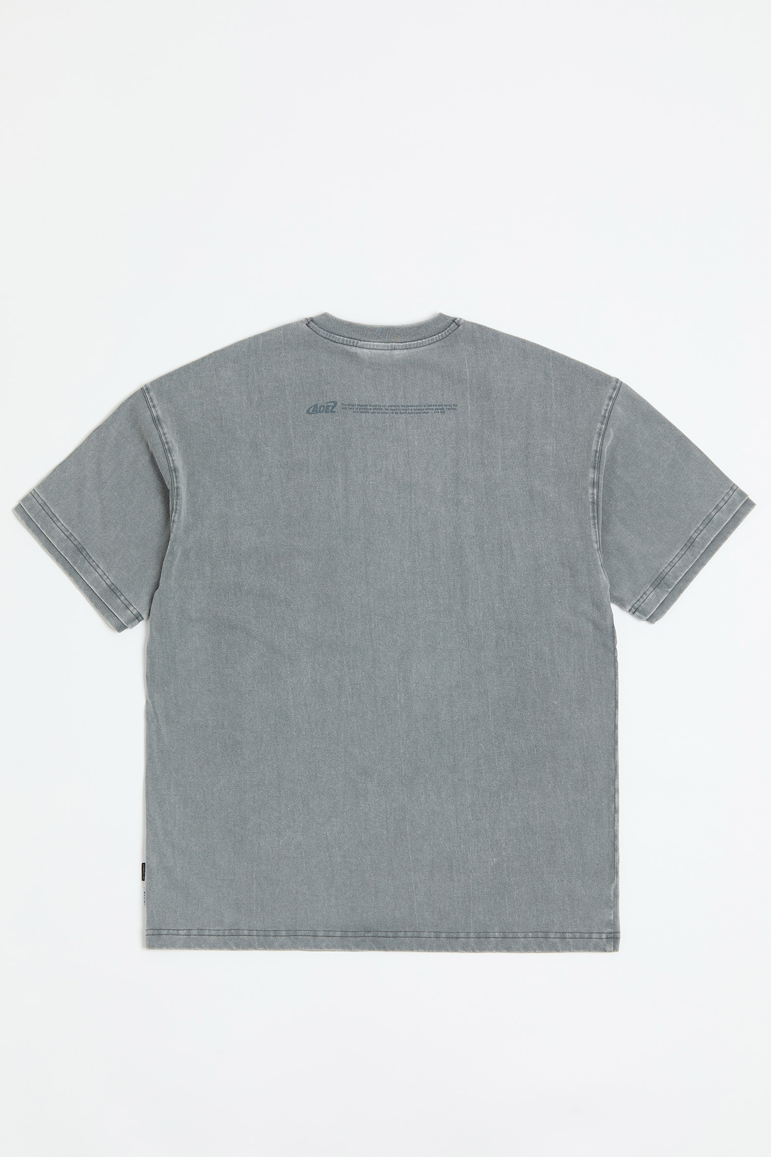 剪接錯位水洗 短袖上衣