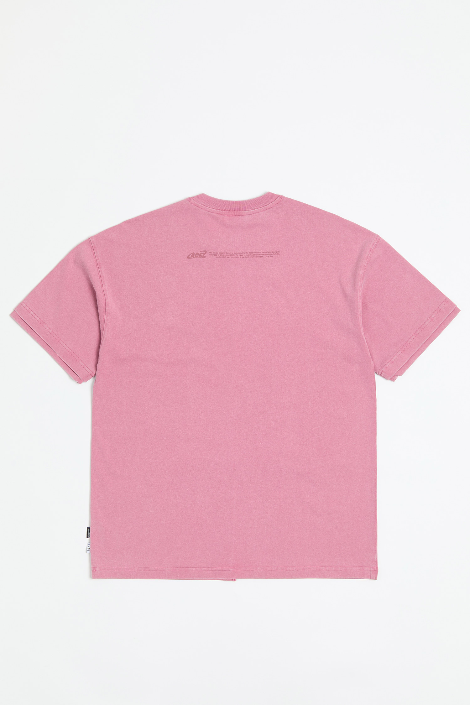 剪接錯位水洗 短袖上衣