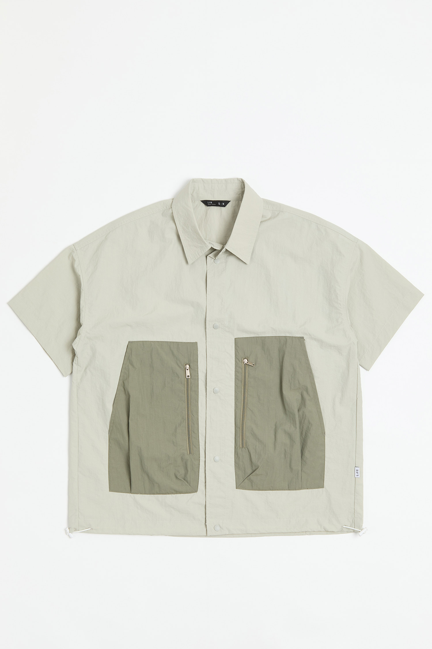 大口袋輕量 短袖襯衫