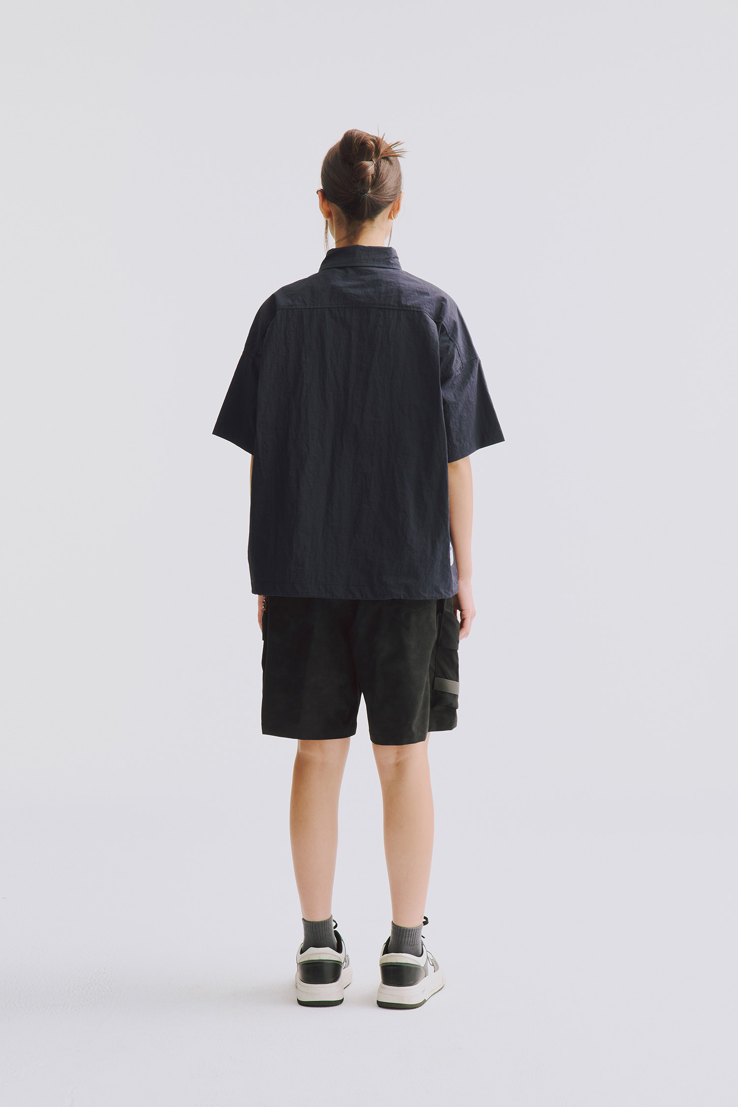 大口袋輕量 短袖襯衫