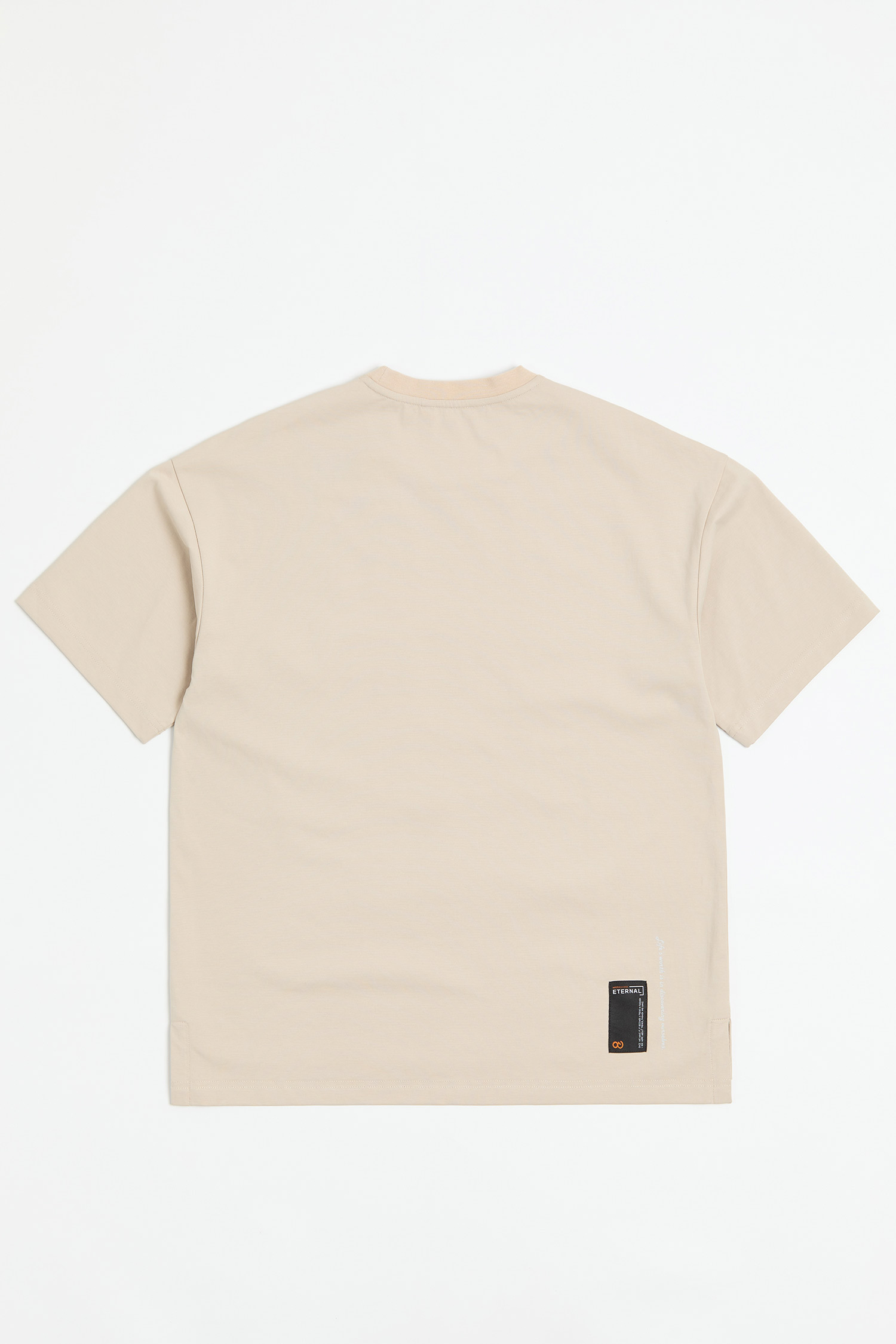 拼接口袋棉柔 短袖上衣