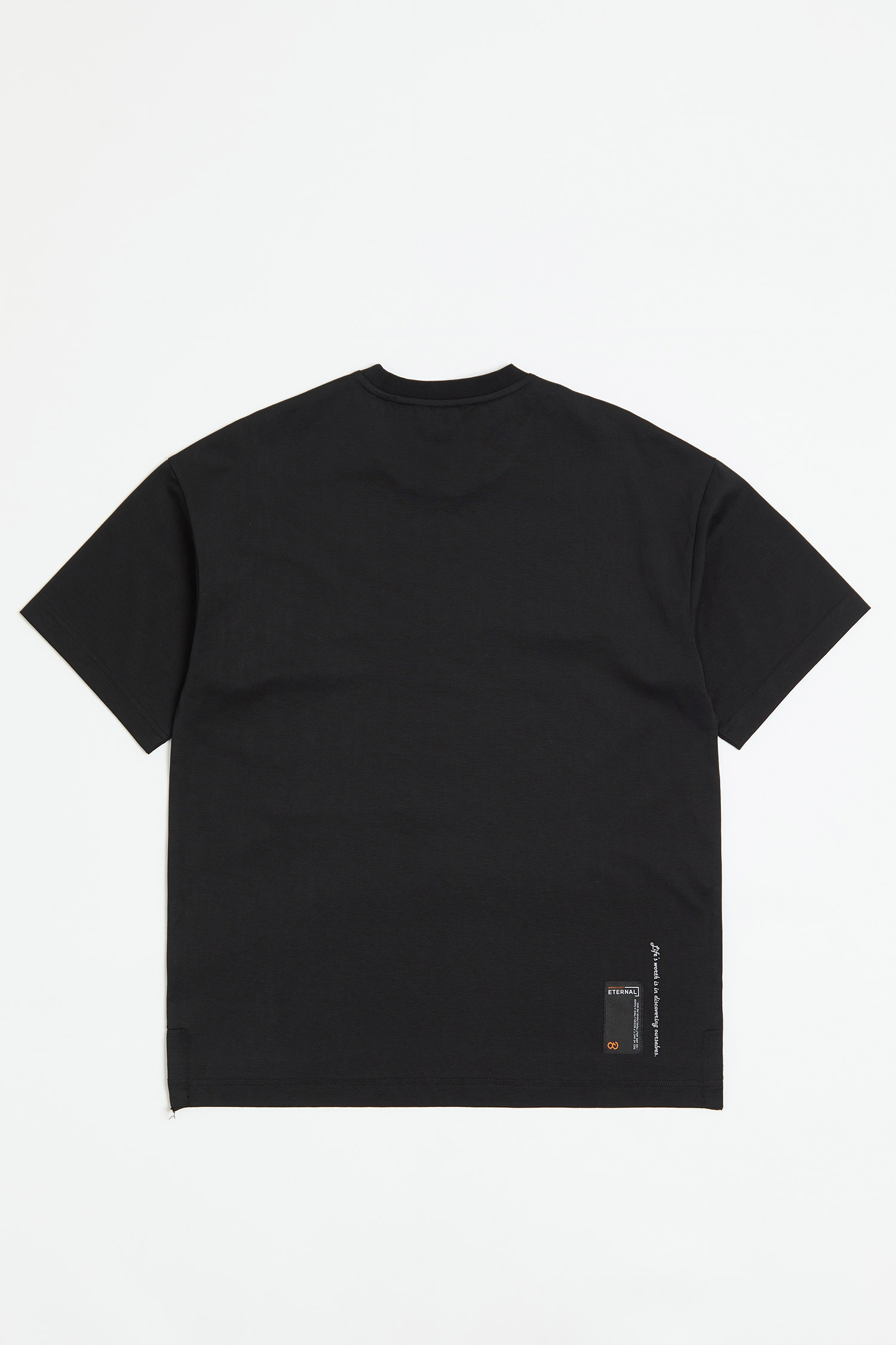 拼接口袋棉柔 短袖上衣