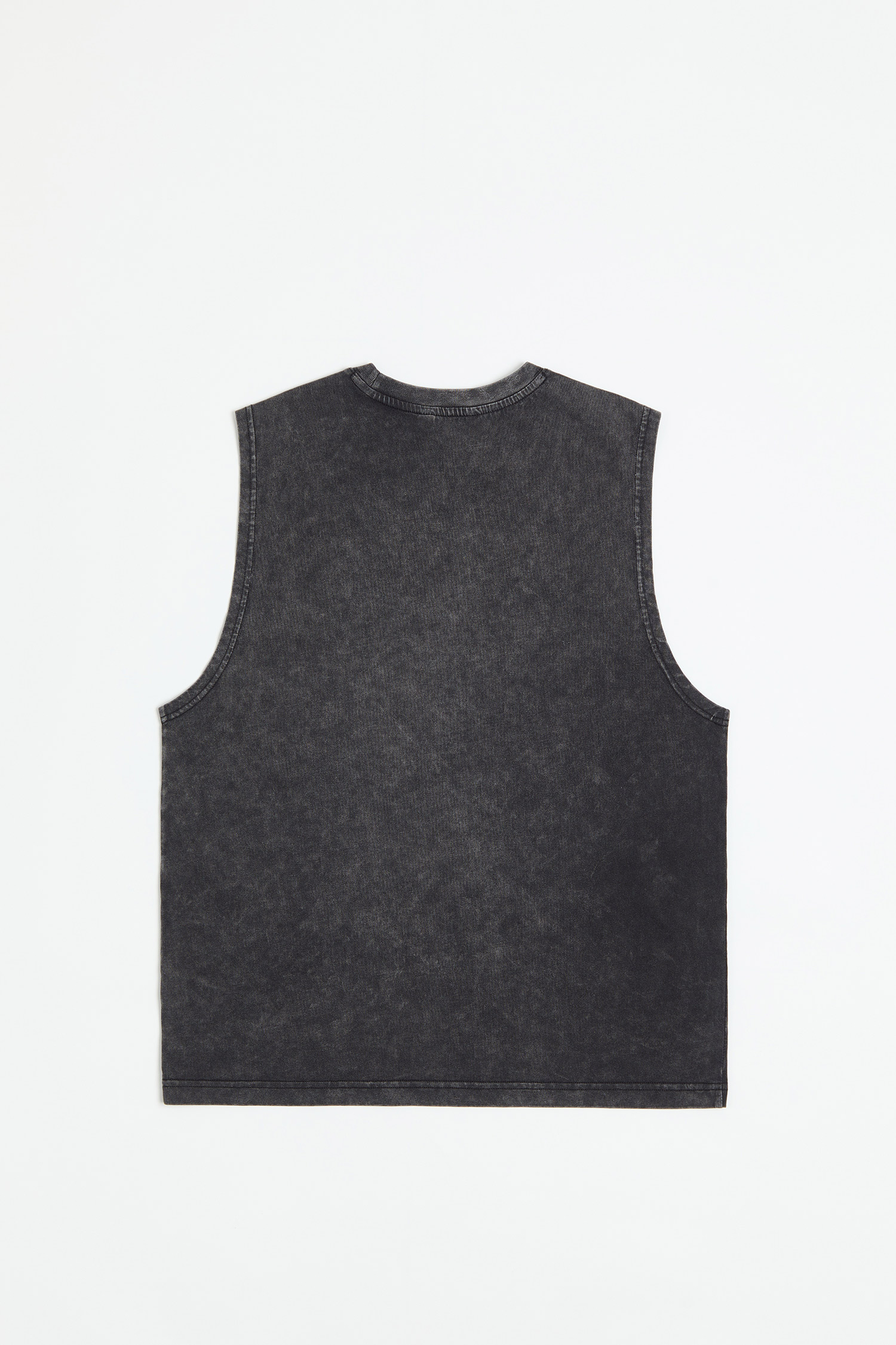 韓系簡約 水洗圓領背心