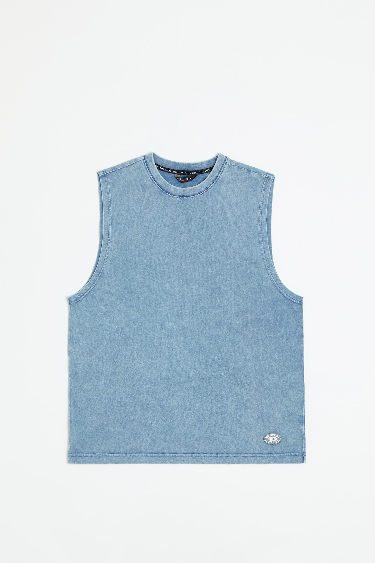 韓系簡約 水洗圓領背心