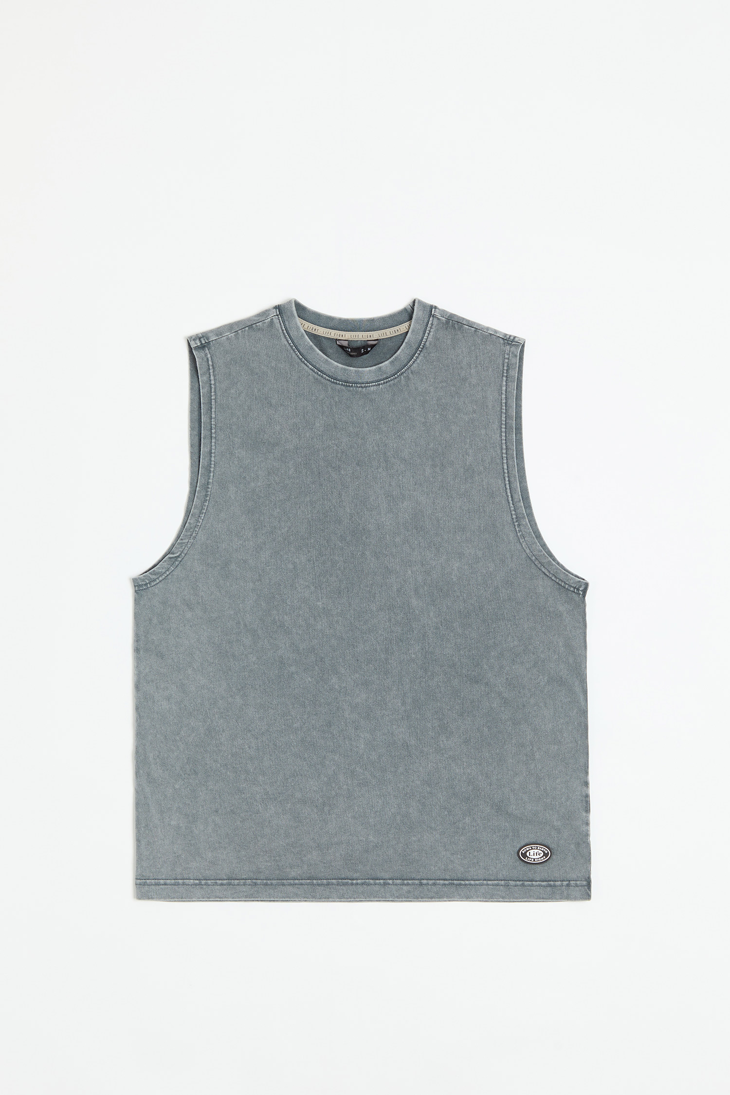 韓系簡約 水洗圓領背心