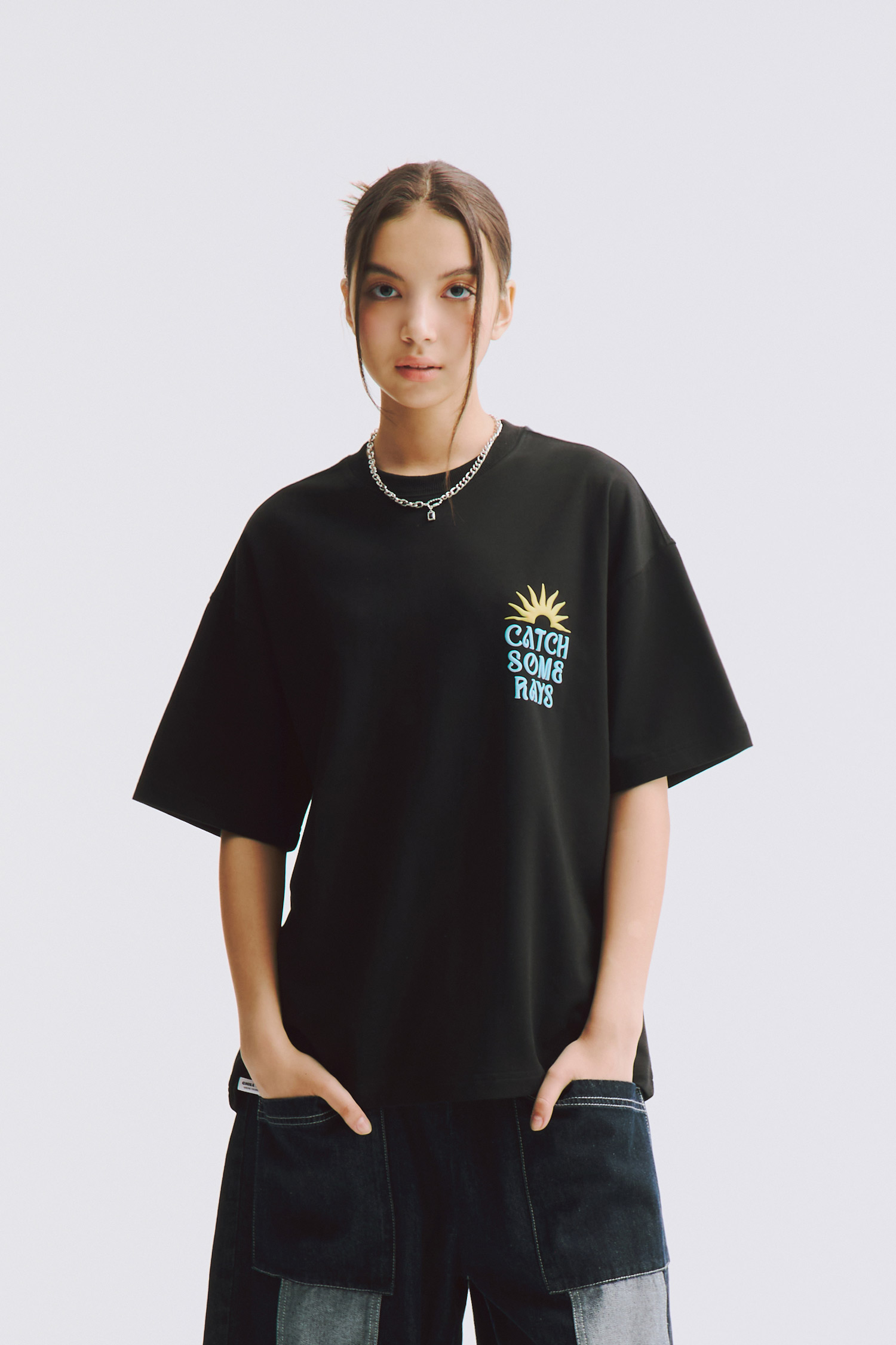 捕捉光線 太空棉 短袖上衣