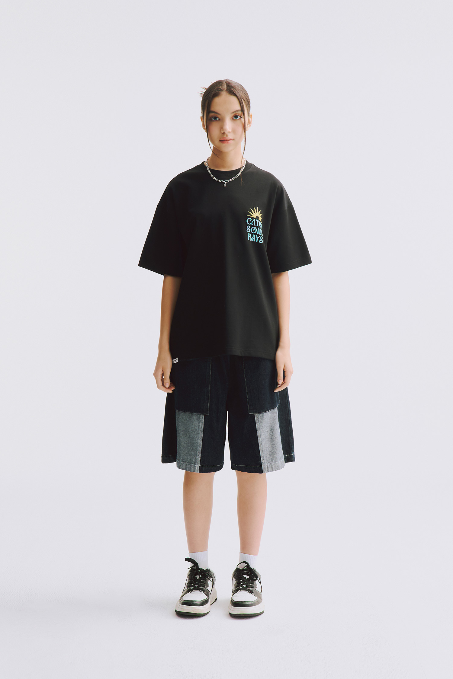 捕捉光線 太空棉 短袖上衣