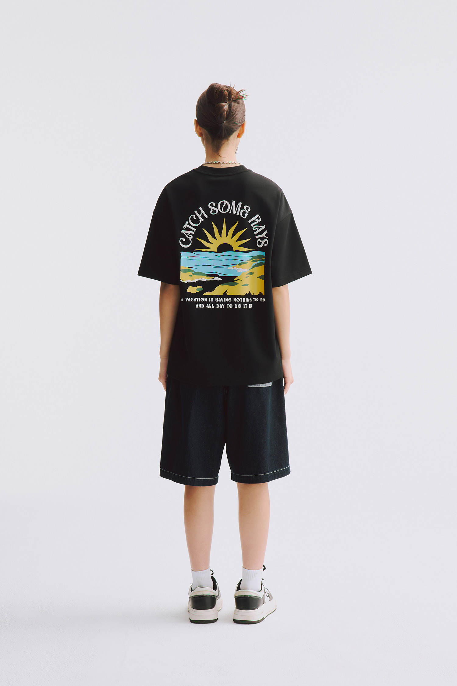 捕捉光線 太空棉 短袖上衣