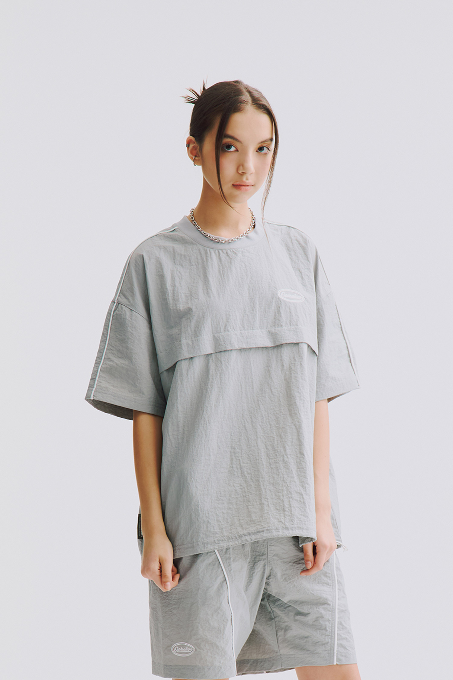 韓系 出芽 輕量短袖上衣