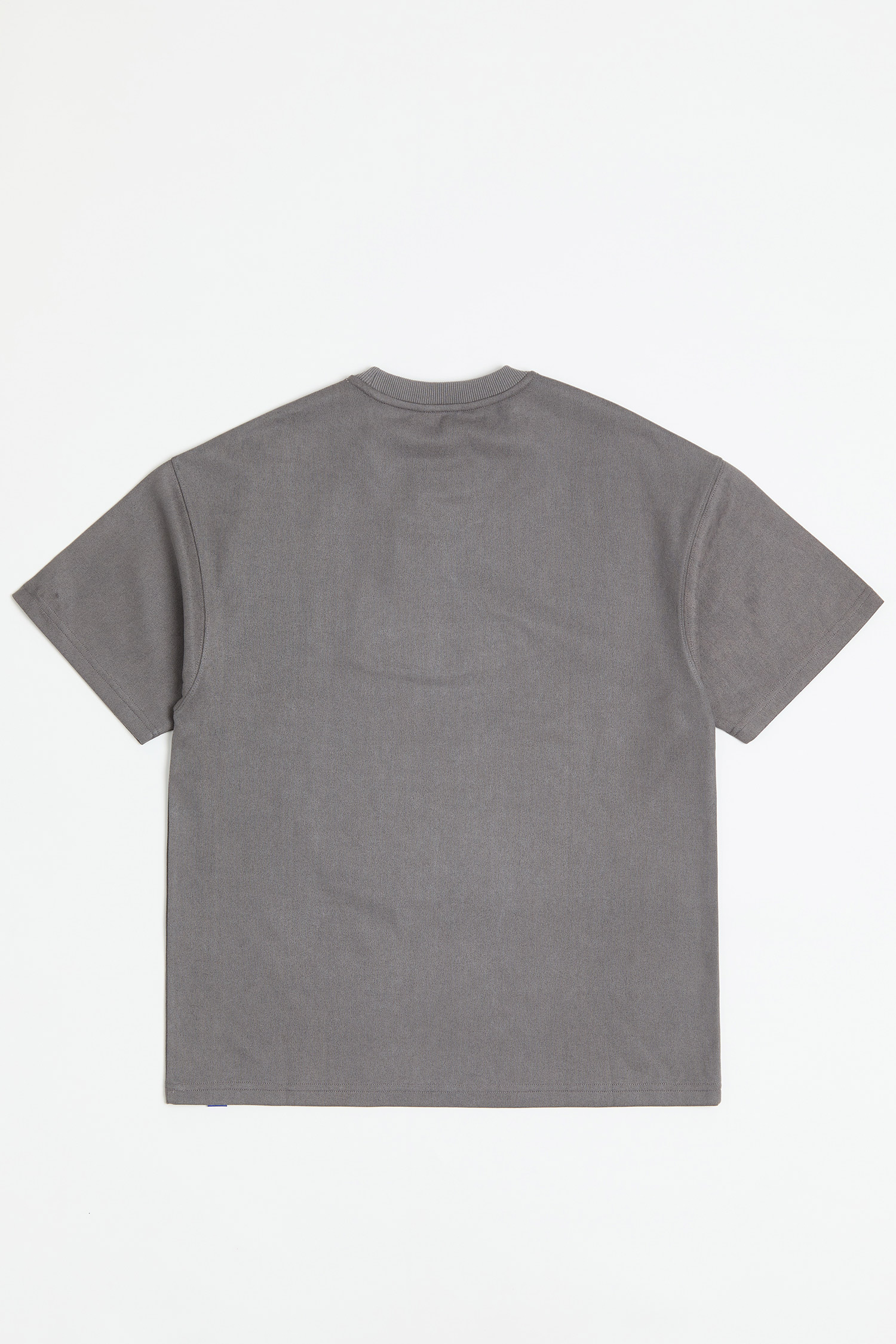 水洗感麂皮 印花 短袖上衣