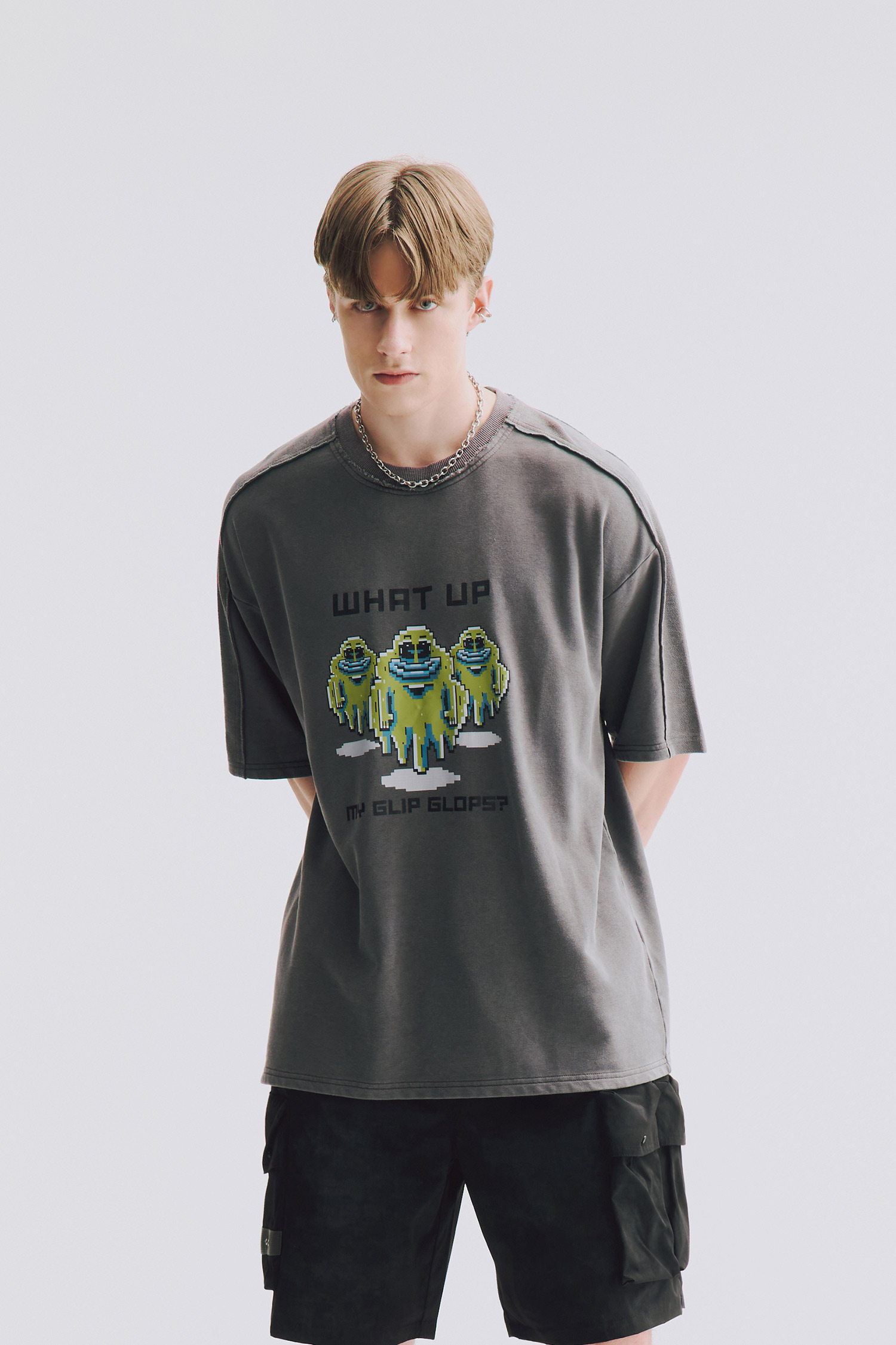 Rick and Morty 水洗不收邊短袖上衣