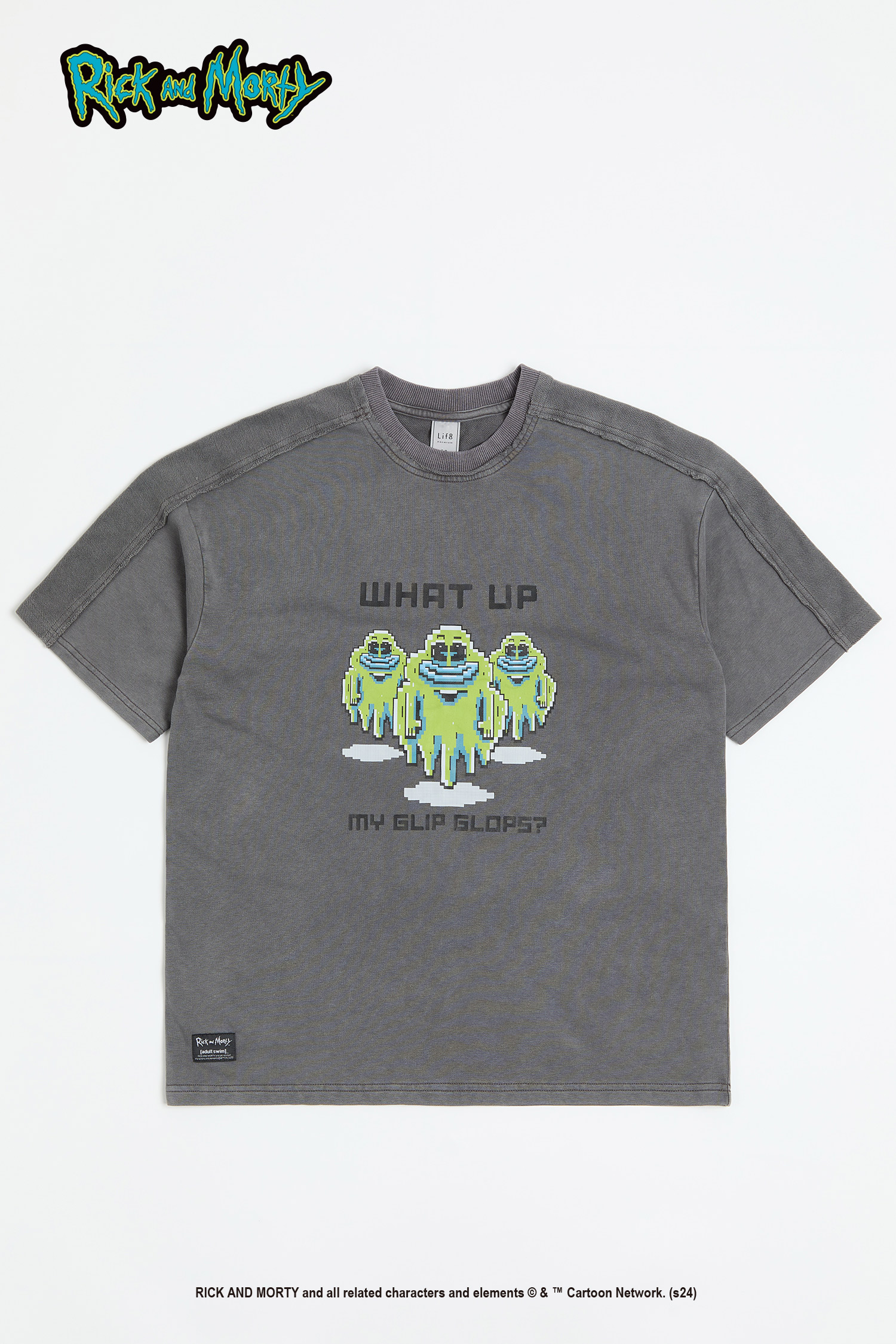 Rick and Morty 水洗不收邊短袖上衣