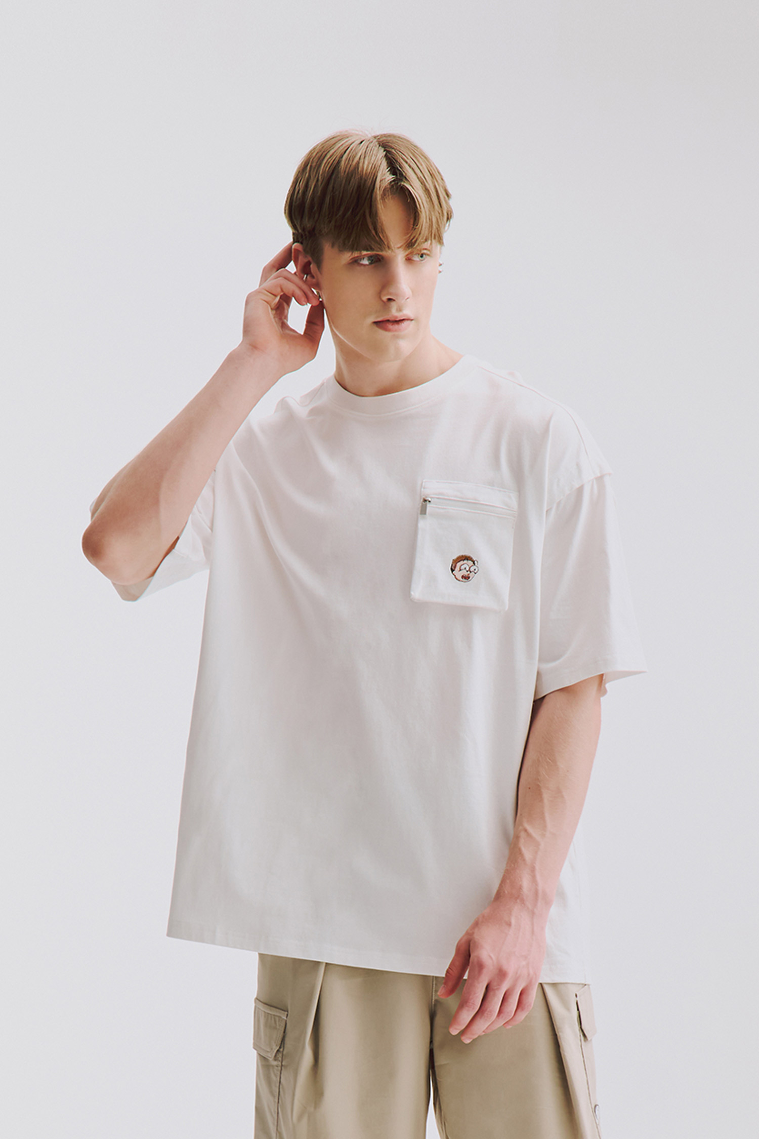 Rick and Morty 厚磅口袋短袖上衣