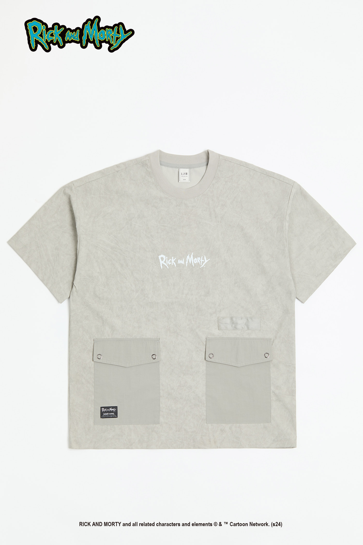 Rick and Morty 雙口袋短袖上衣