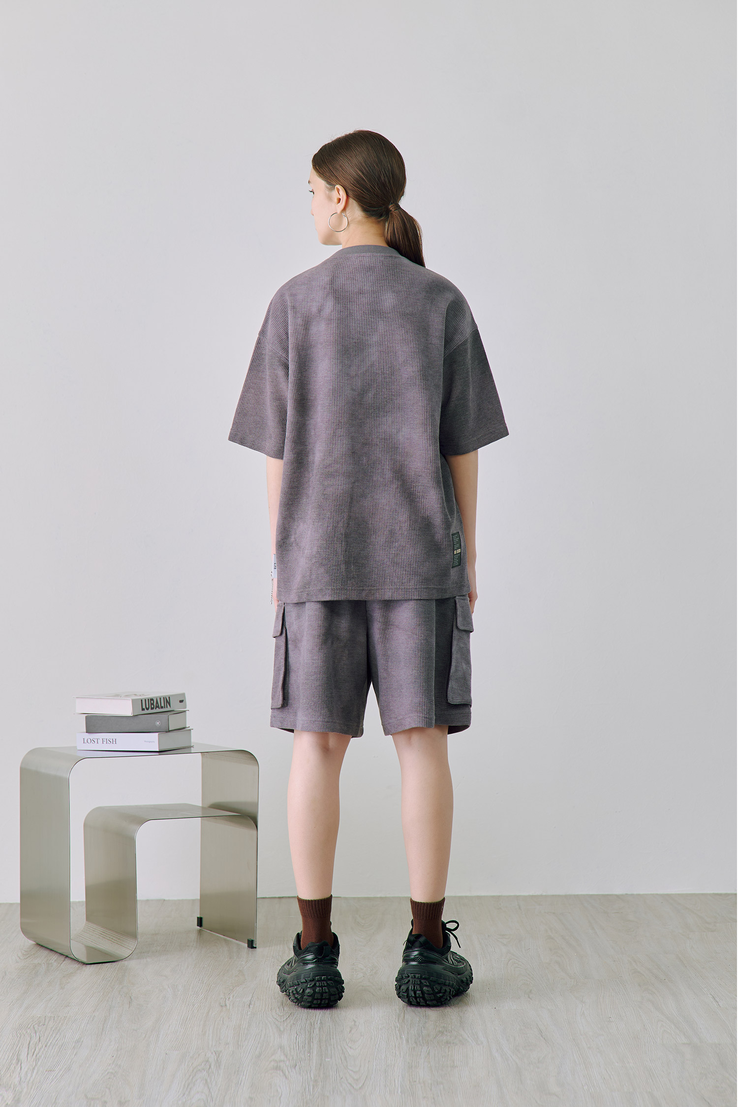 持續向前 刺繡扎染短袖上衣