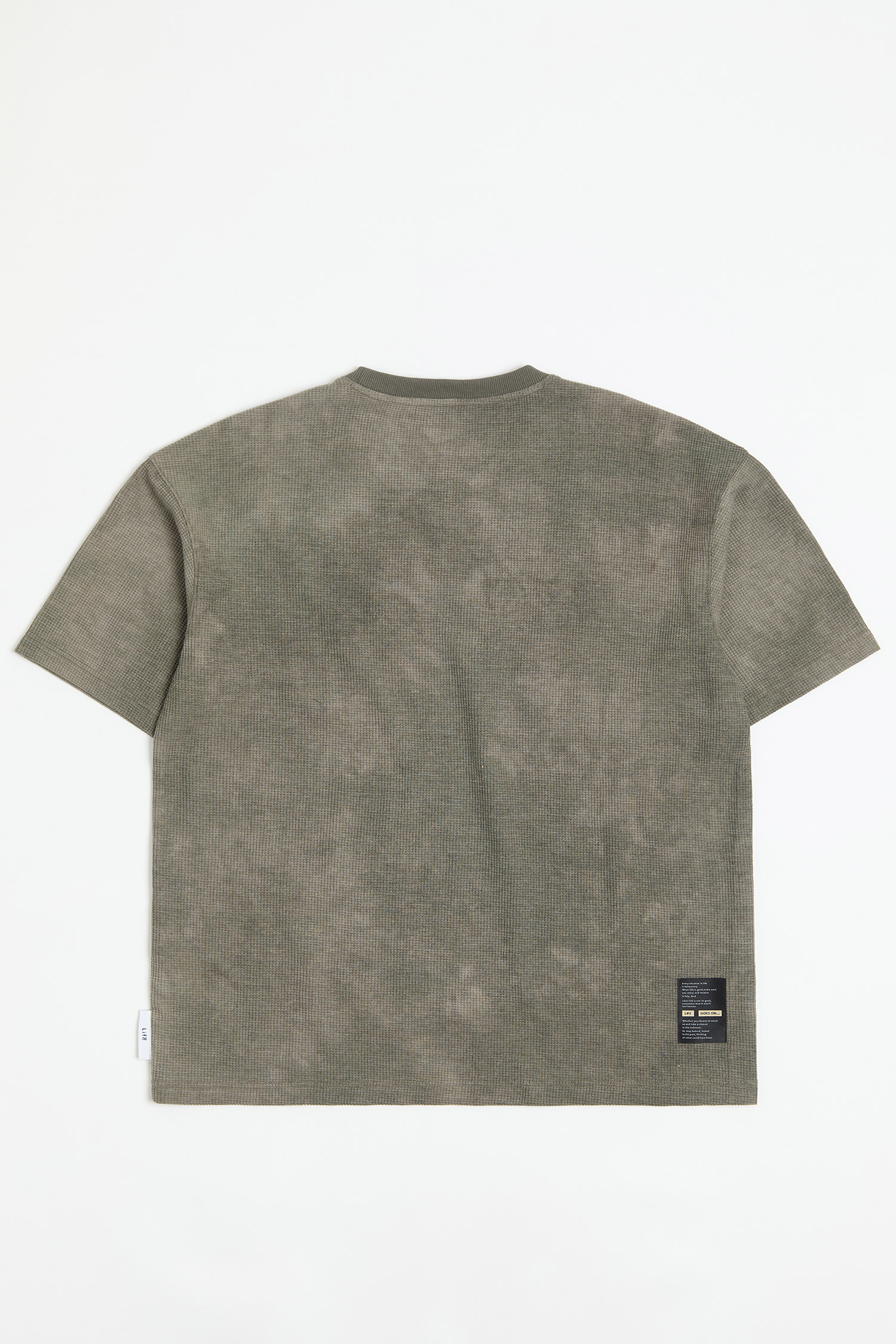 持續向前 刺繡扎染短袖上衣