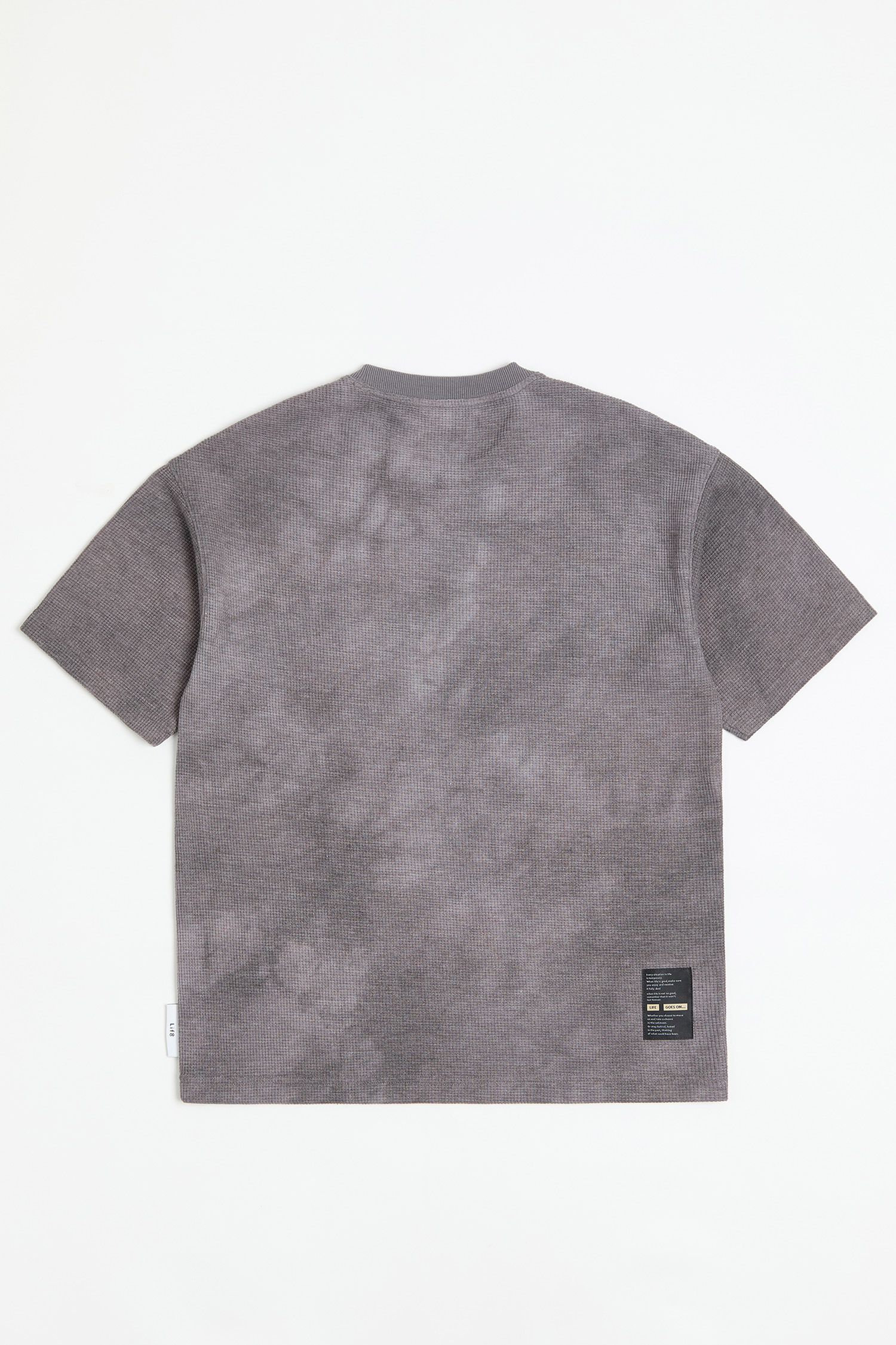 持續向前 刺繡扎染短袖上衣