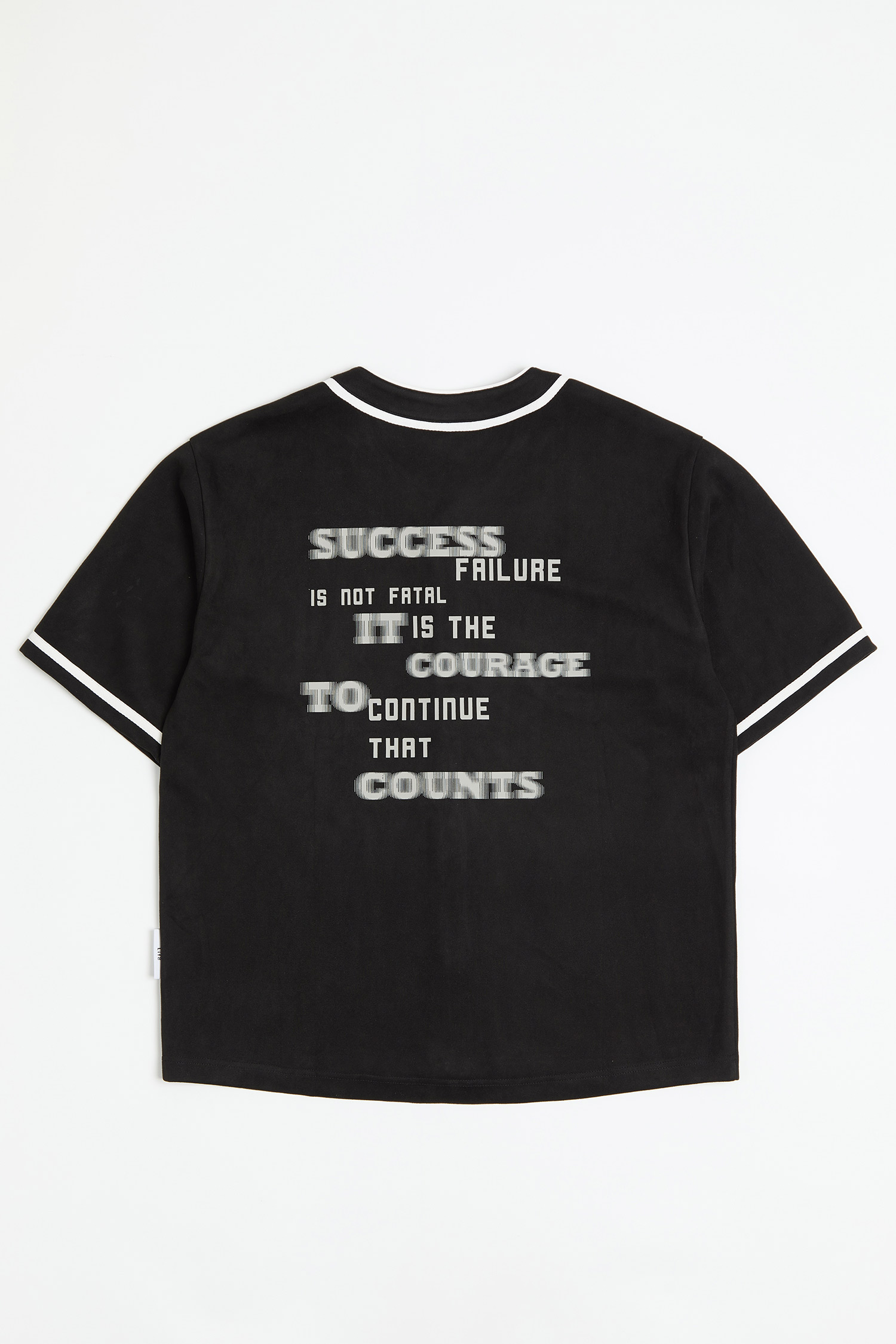 堅守信念 麂皮短袖棒球外罩上衣