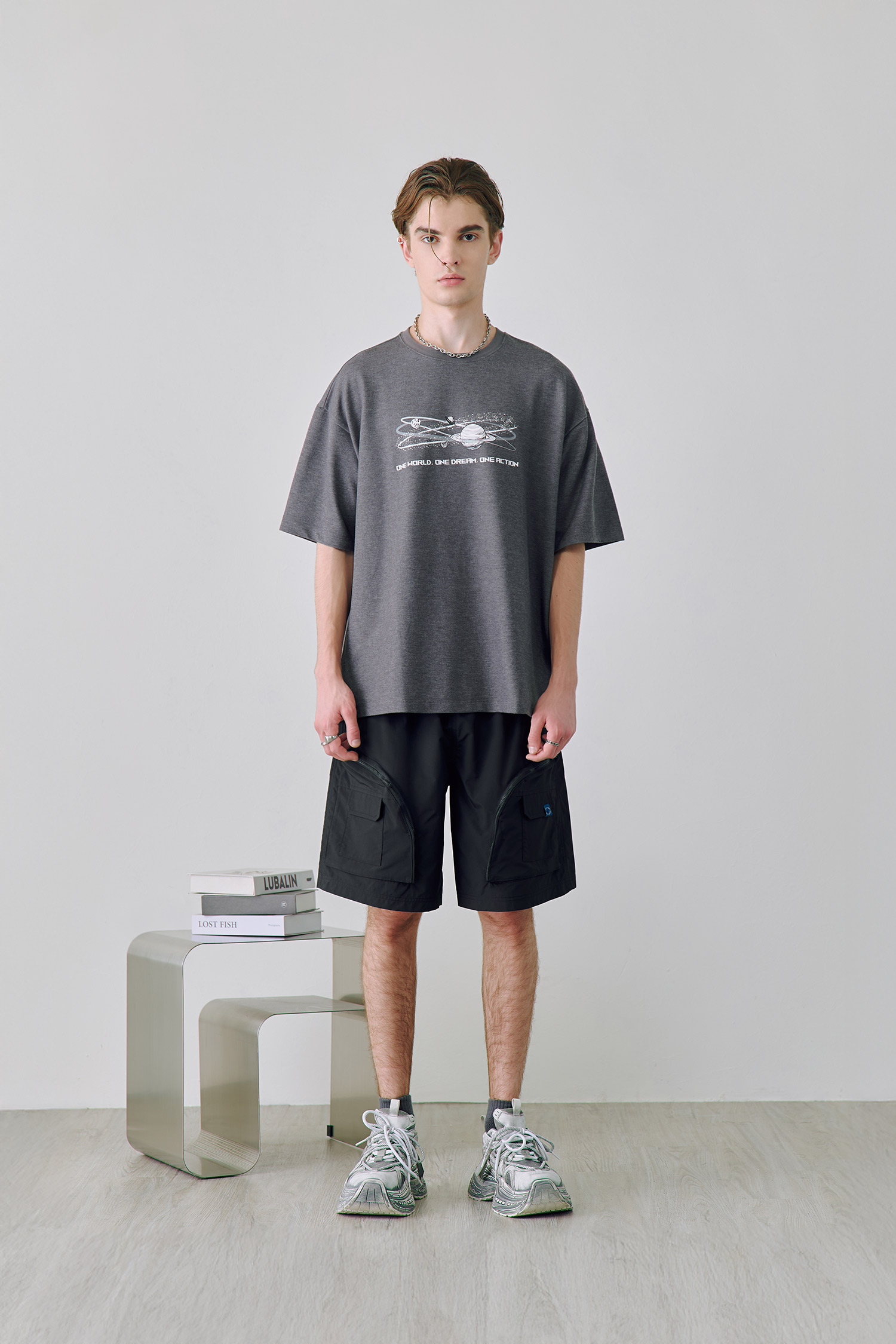 綠能未來 牛仔感短袖上衣