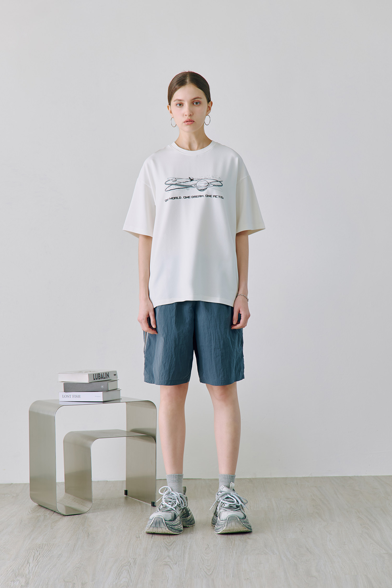 綠能未來 牛仔感短袖上衣