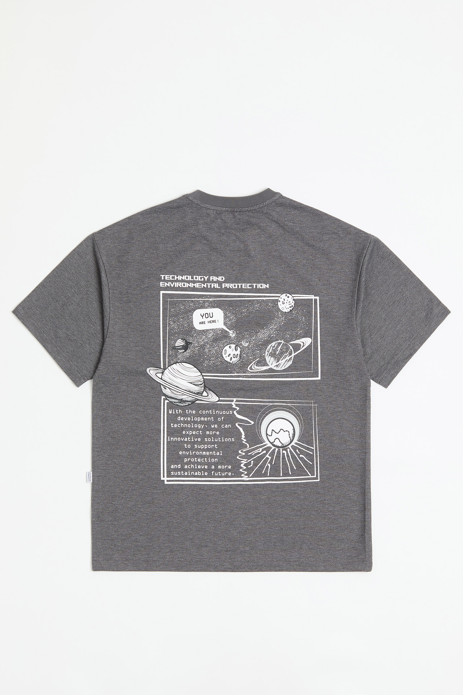 綠能未來 牛仔感短袖上衣