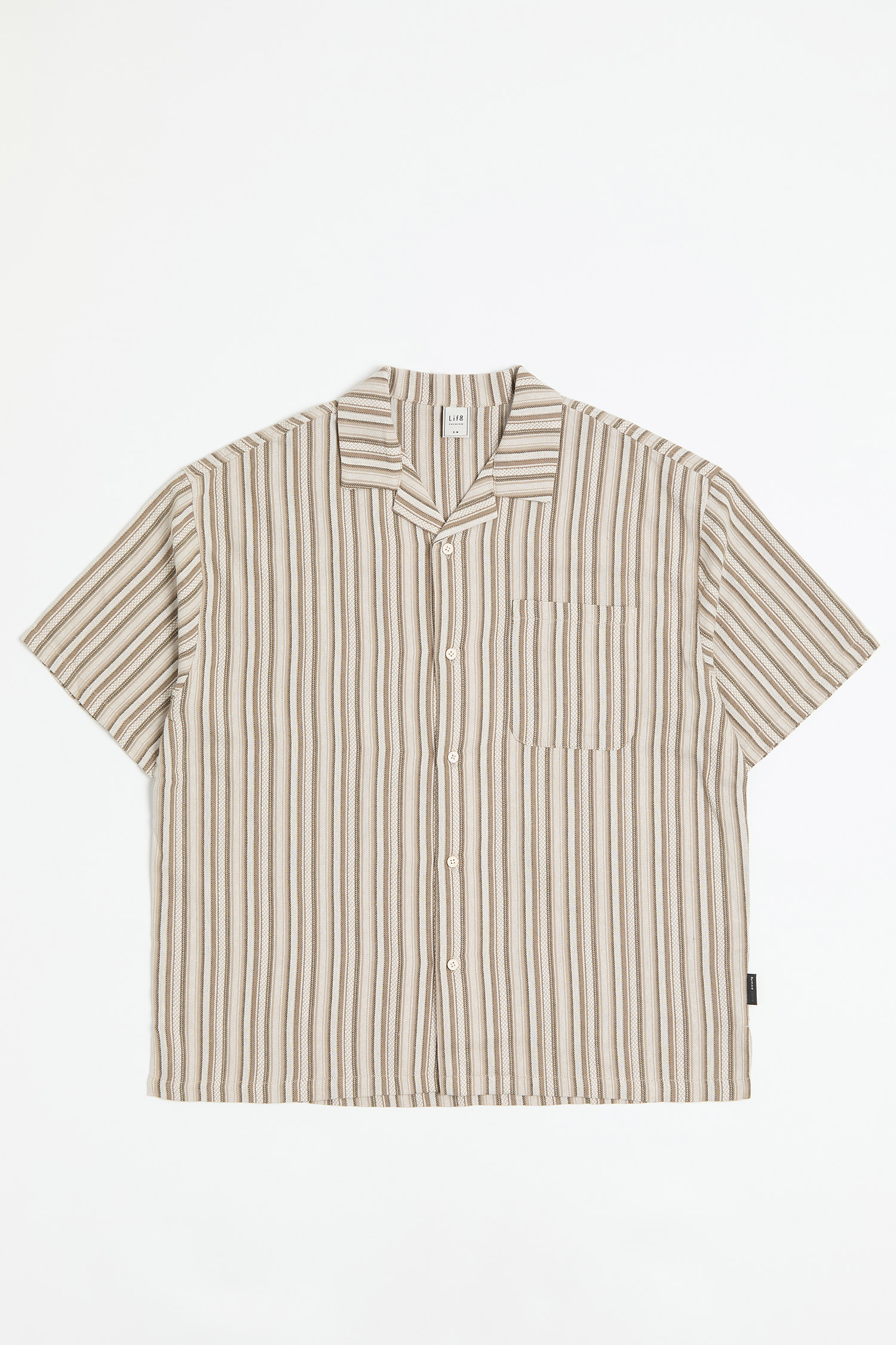 渡假島嶼 古巴領短袖襯衫