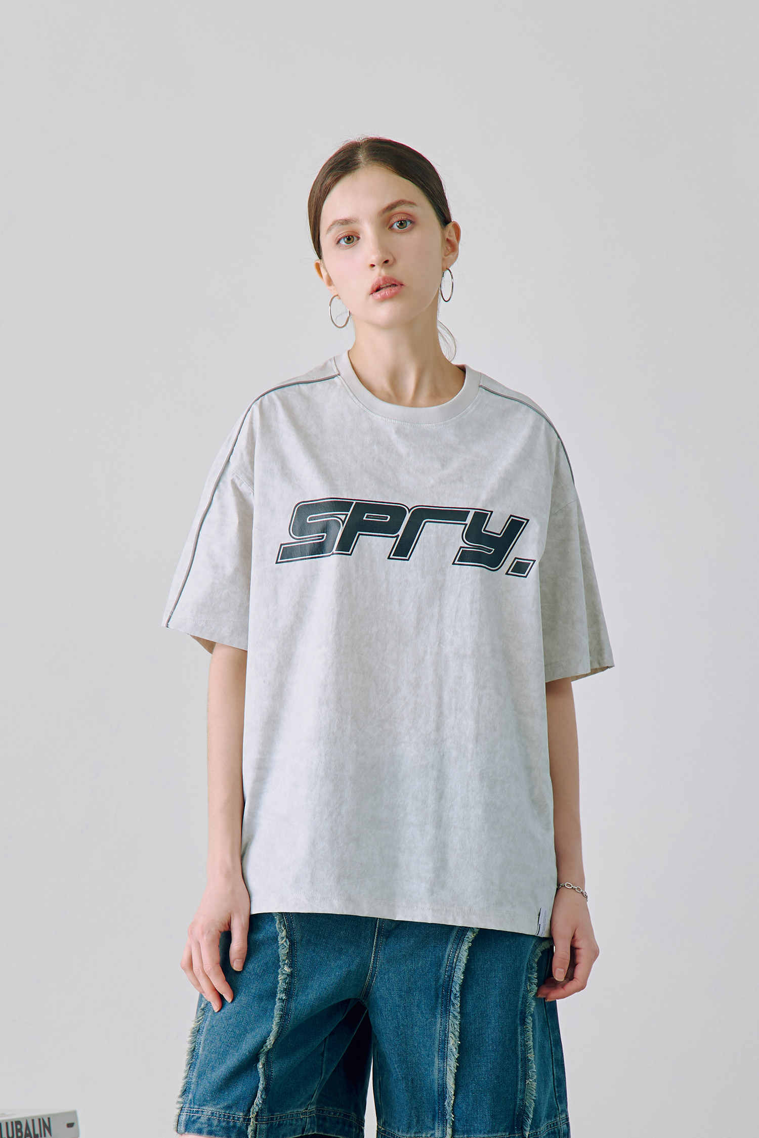 細格渲染 出芽短袖上衣