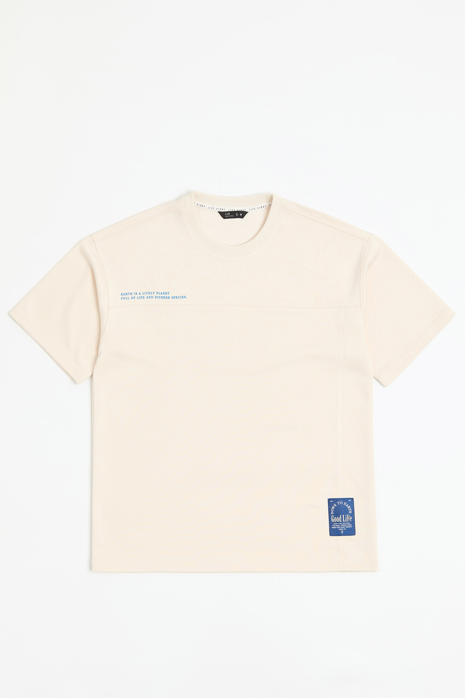 地球萬象 發泡印短袖上衣